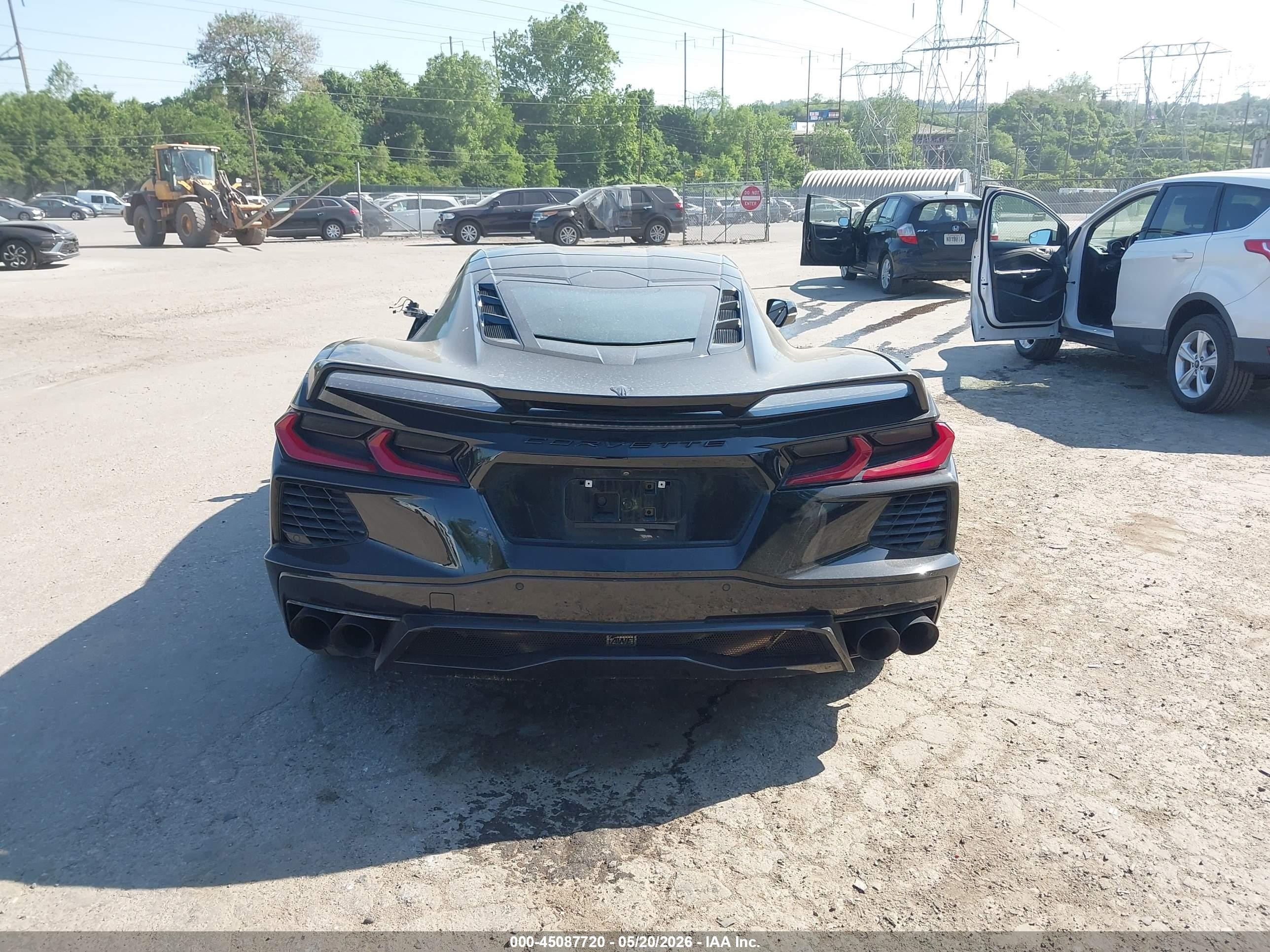 2023 Chevrolet Corvette Stingray Rwd  1lt Black vin: 1G1YA2D41P5142212