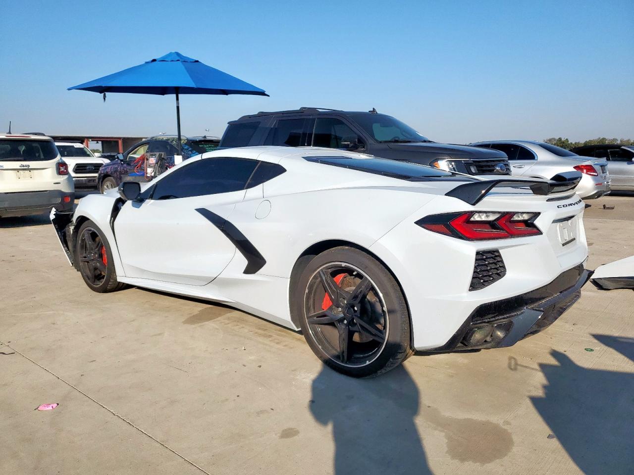 2024 Chevrolet Corvette Stingray 1lt White vin: 1G1YA2D46R5125134