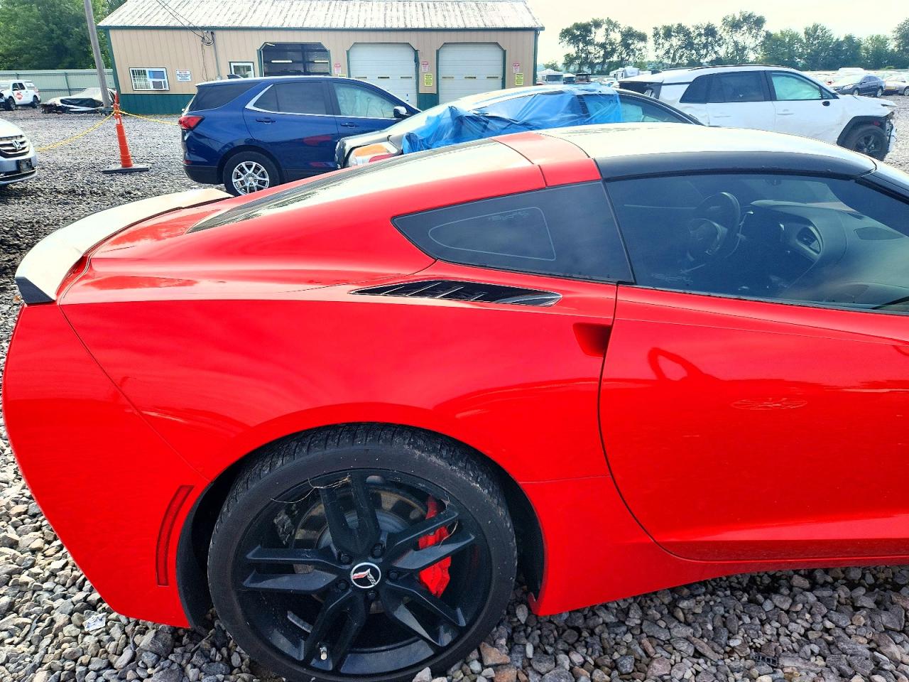 2015 Chevrolet Corvette Stingray 1lt Red vin: 1G1YA2D72F5110510