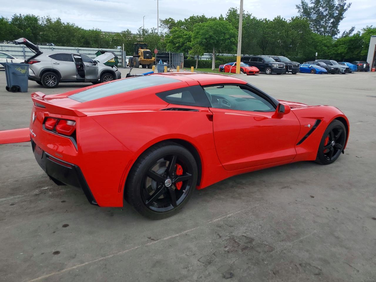 2015 Chevrolet Corvette Stingray 1lt Red vin: 1G1YA2D75F5124823