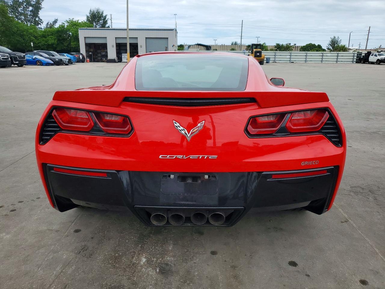 2015 Chevrolet Corvette Stingray 1lt Red vin: 1G1YA2D75F5124823