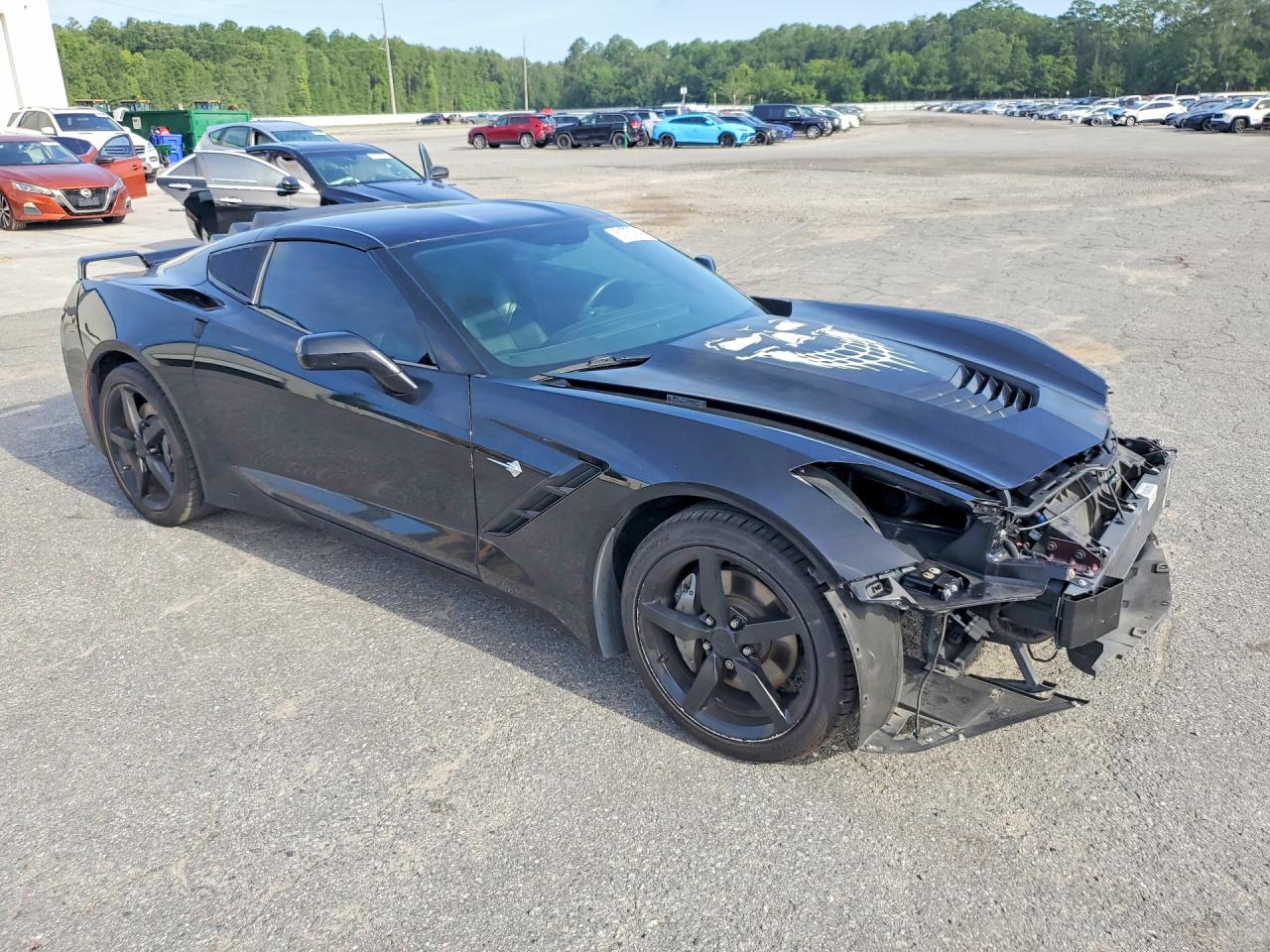 2014 Chevrolet Corvette Stingray 1lt Black vin: 1G1YA2D78E5123227