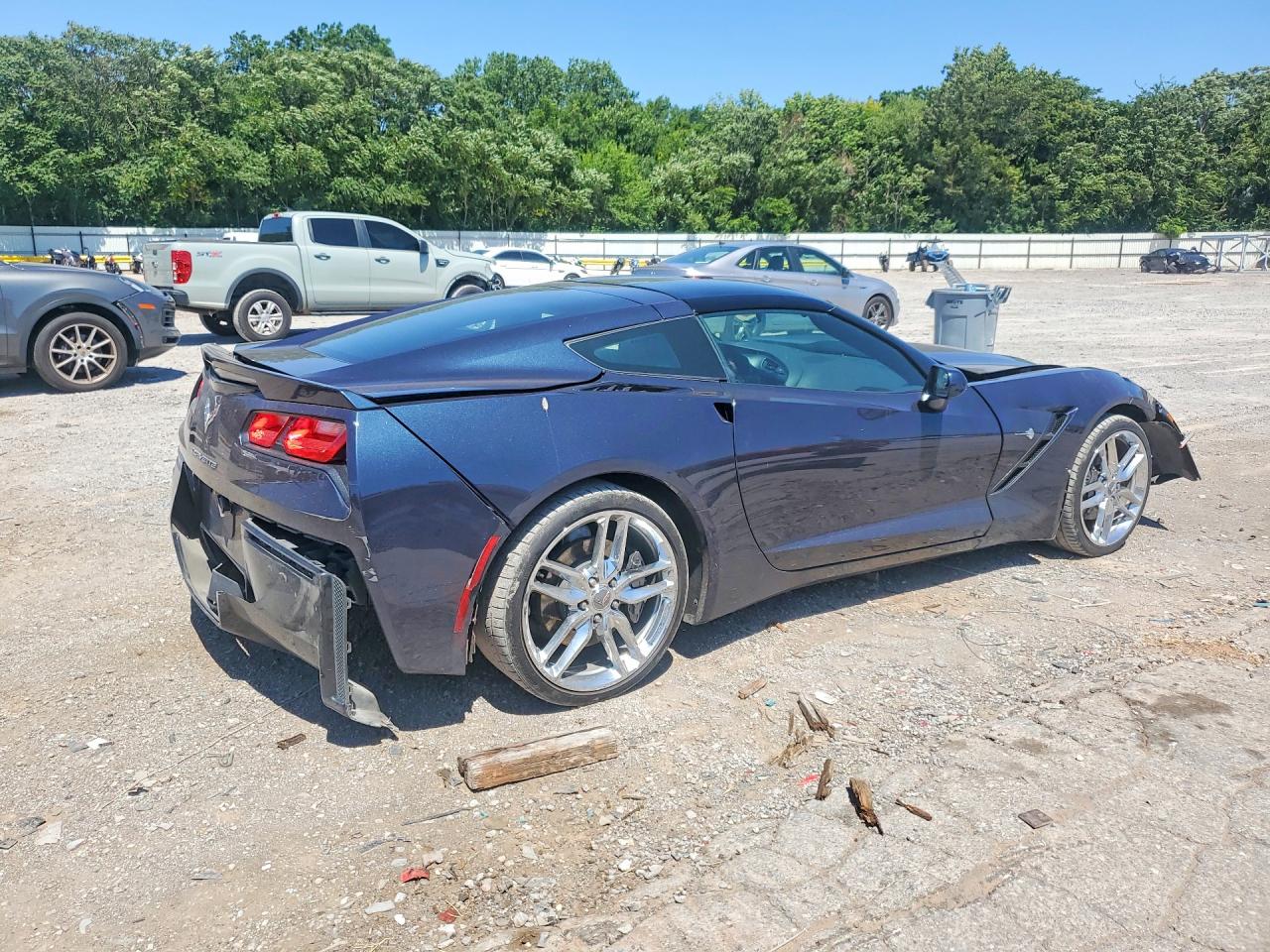 2015 Chevrolet Corvette Grand Sport 3lt Blue vin: 1G1YA2D78F5119597