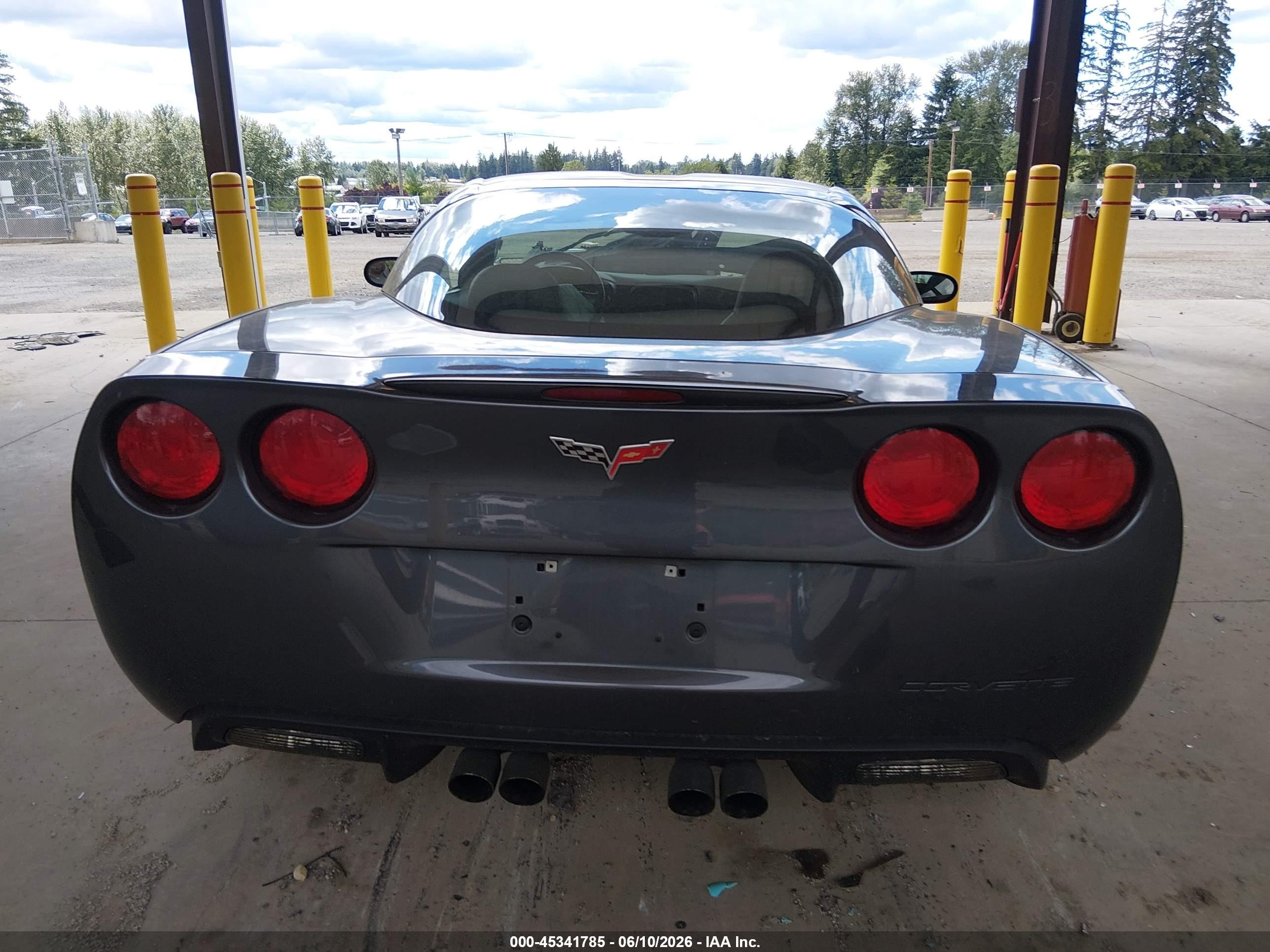 2010 Chevrolet Corvette   Gray vin: 1G1YA2DW1A5107372