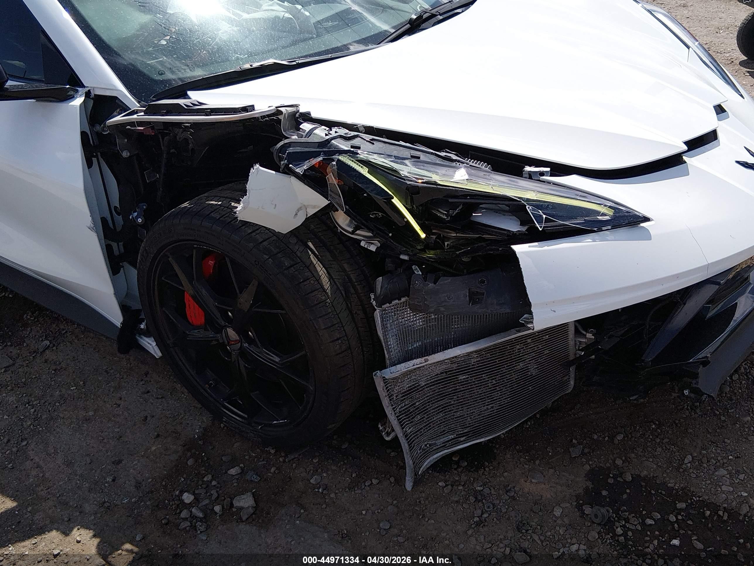 2022 Chevrolet Corvette Stingray Rwd  2lt White vin: 1G1YB2D44N5108601