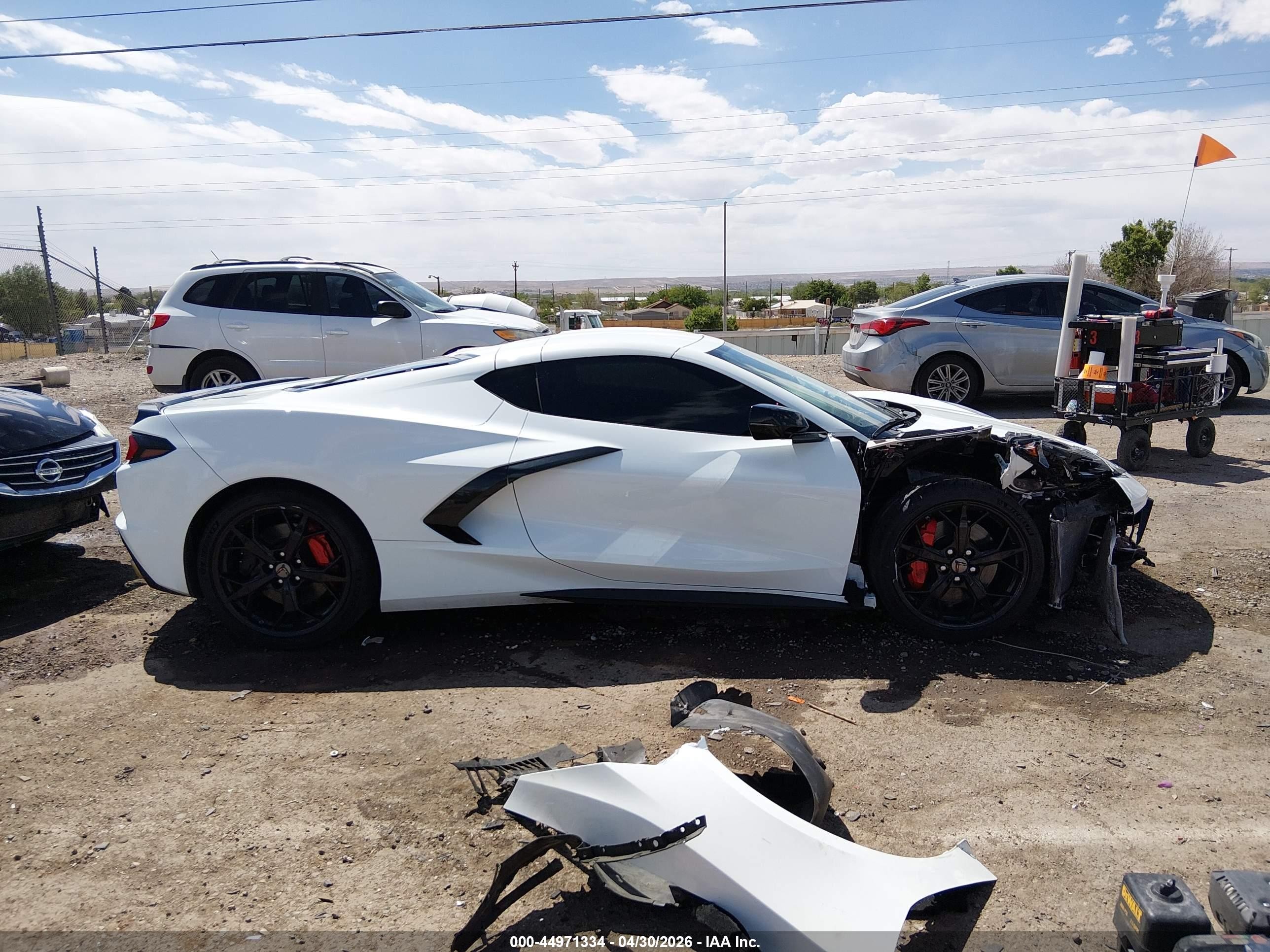 2022 Chevrolet Corvette Stingray Rwd  2lt White vin: 1G1YB2D44N5108601