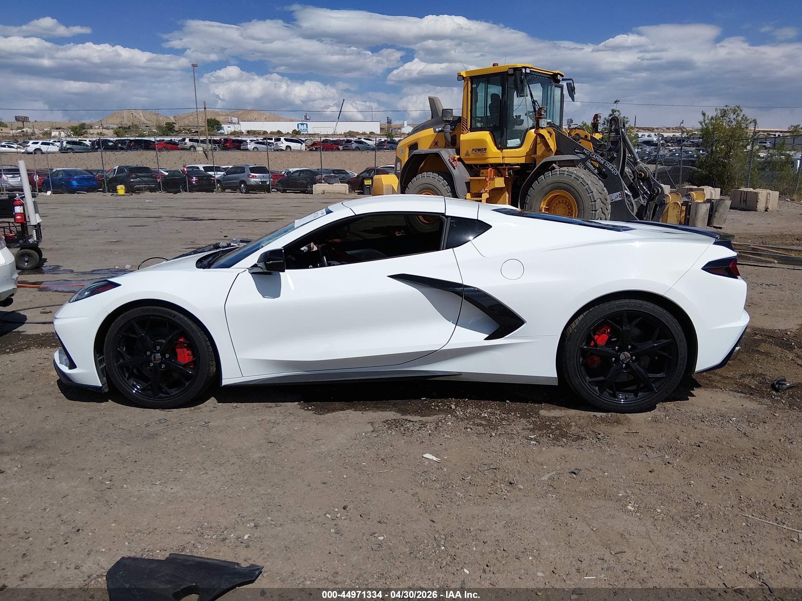 2022 Chevrolet Corvette Stingray Rwd  2lt White vin: 1G1YB2D44N5108601