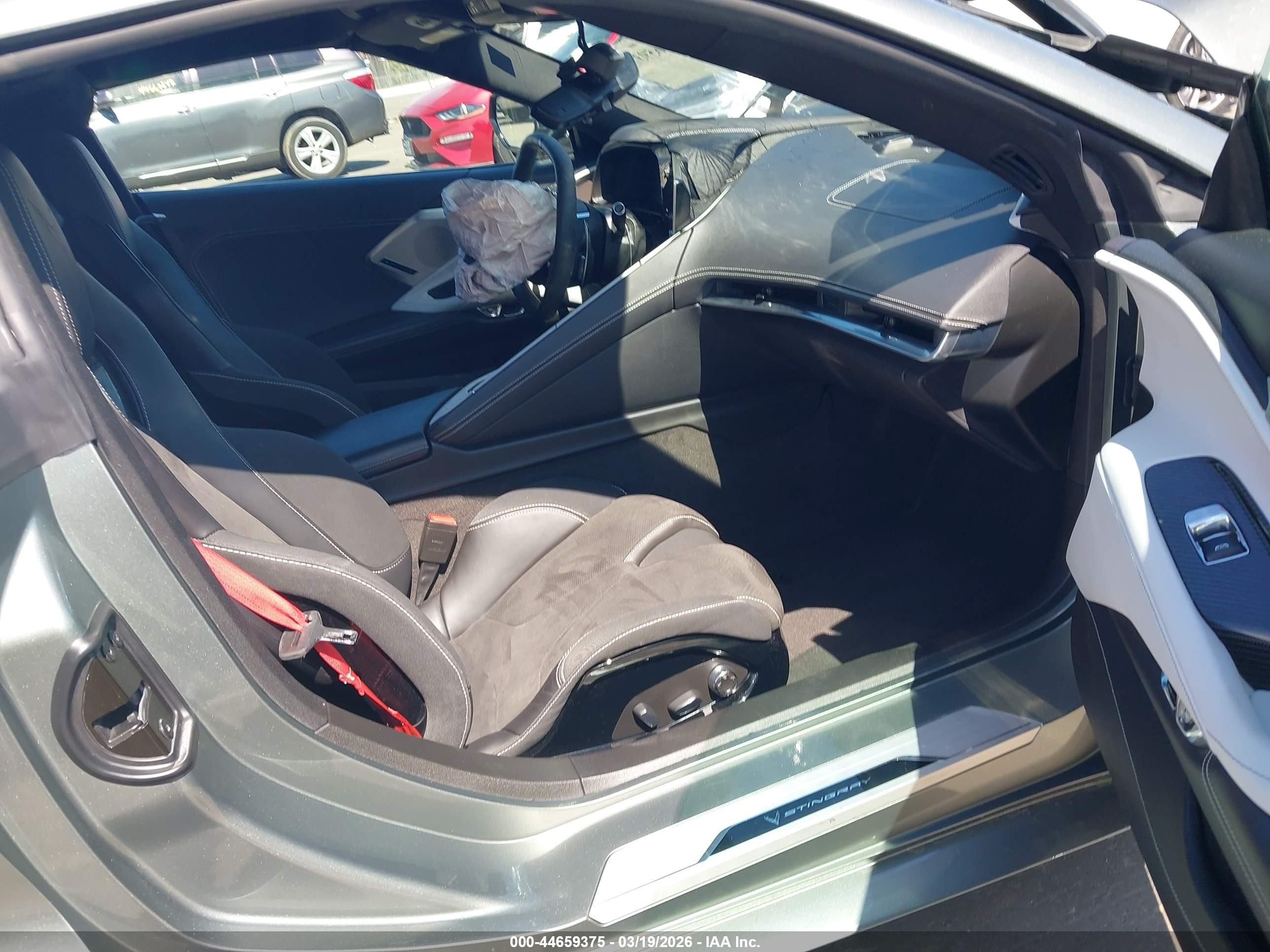 2022 Chevrolet Corvette Stingray Rwd  2lt Gray vin: 1G1YB2D46N5106512