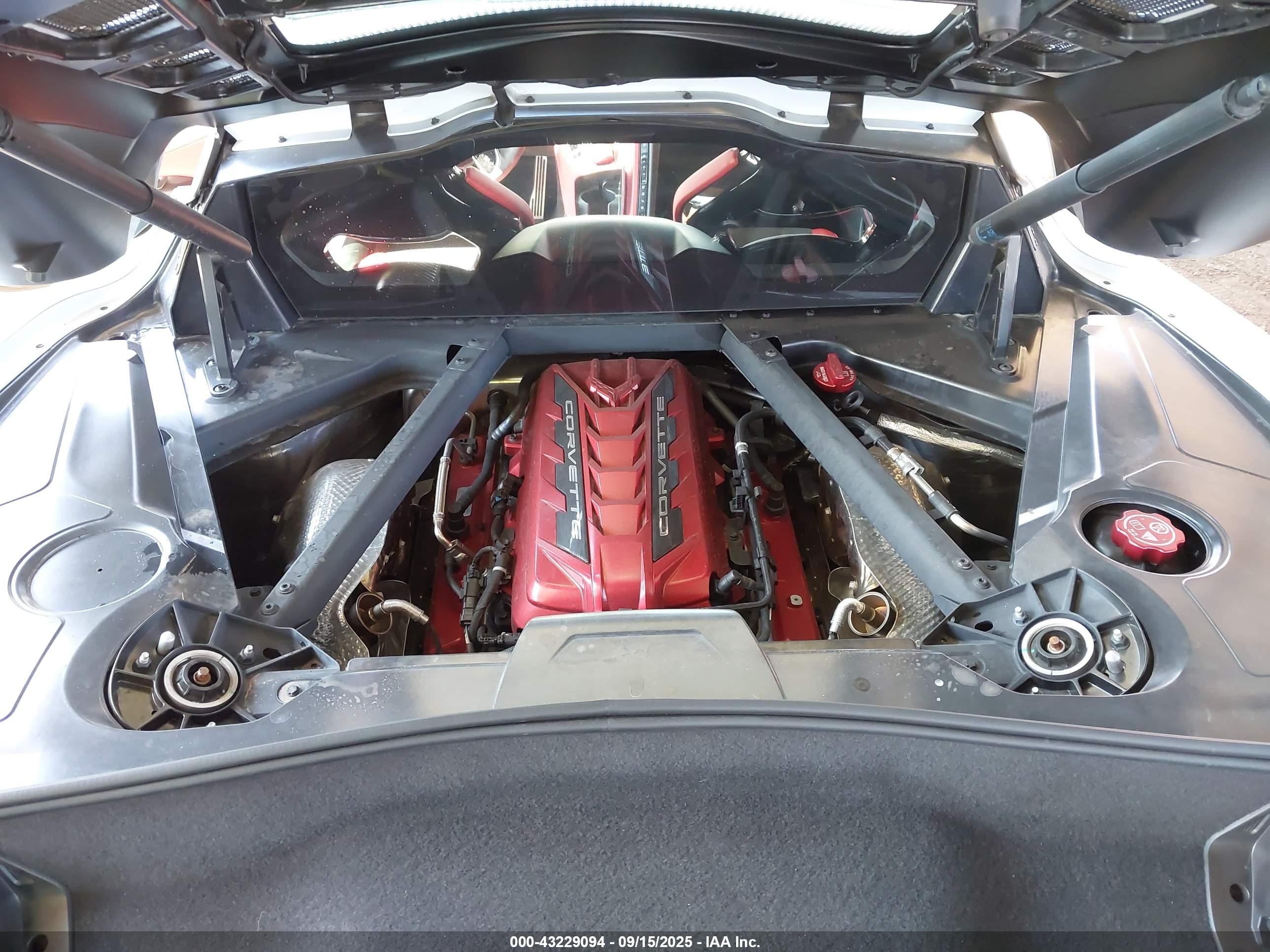 2022 Chevrolet Corvette Stingray Rwd  2lt Белый vin: 1G1YB2D47N5118202