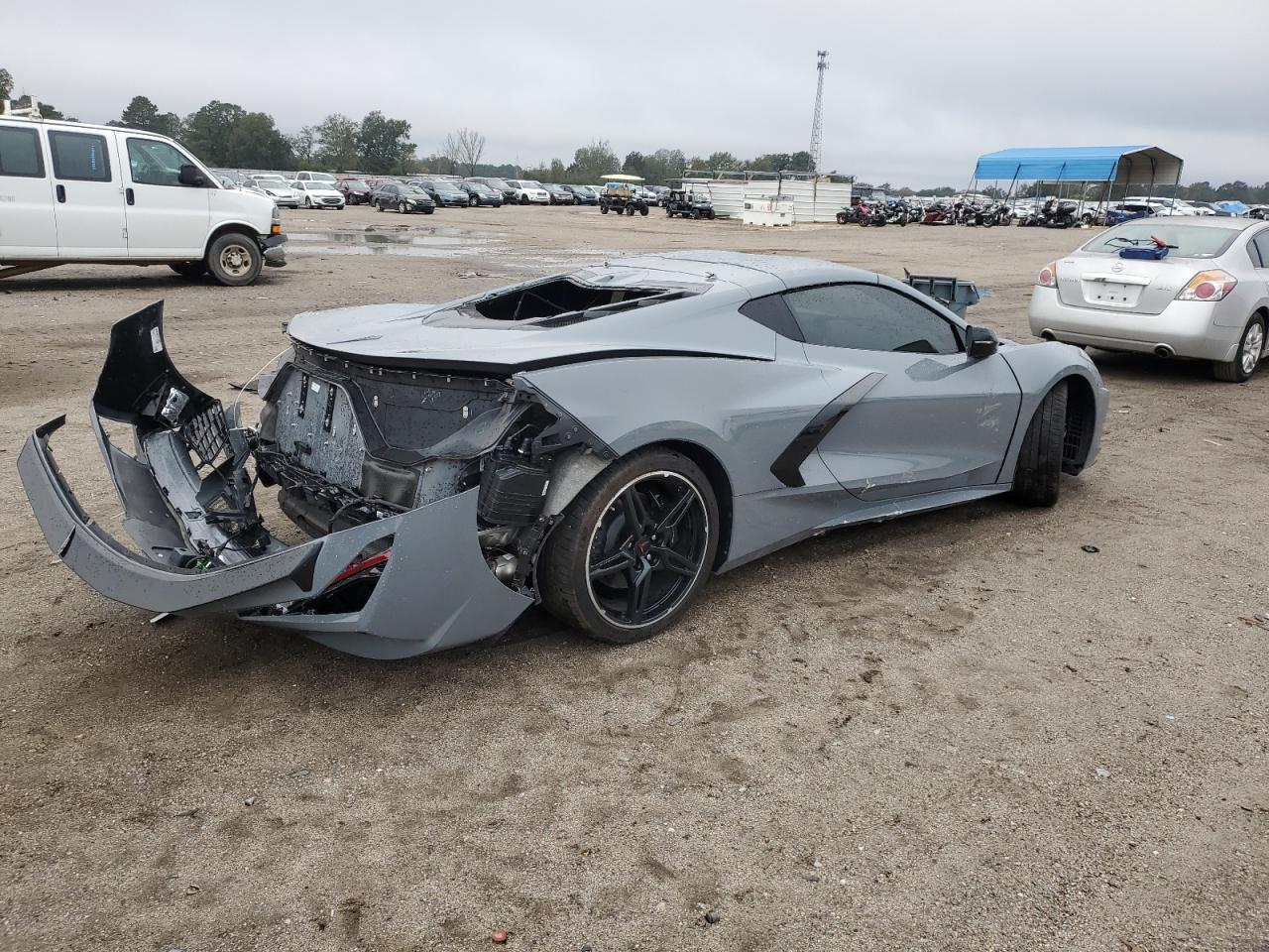 2024 Chevrolet Corvette Stingray 2lt Серый vin: 1G1YB2D47R5113264