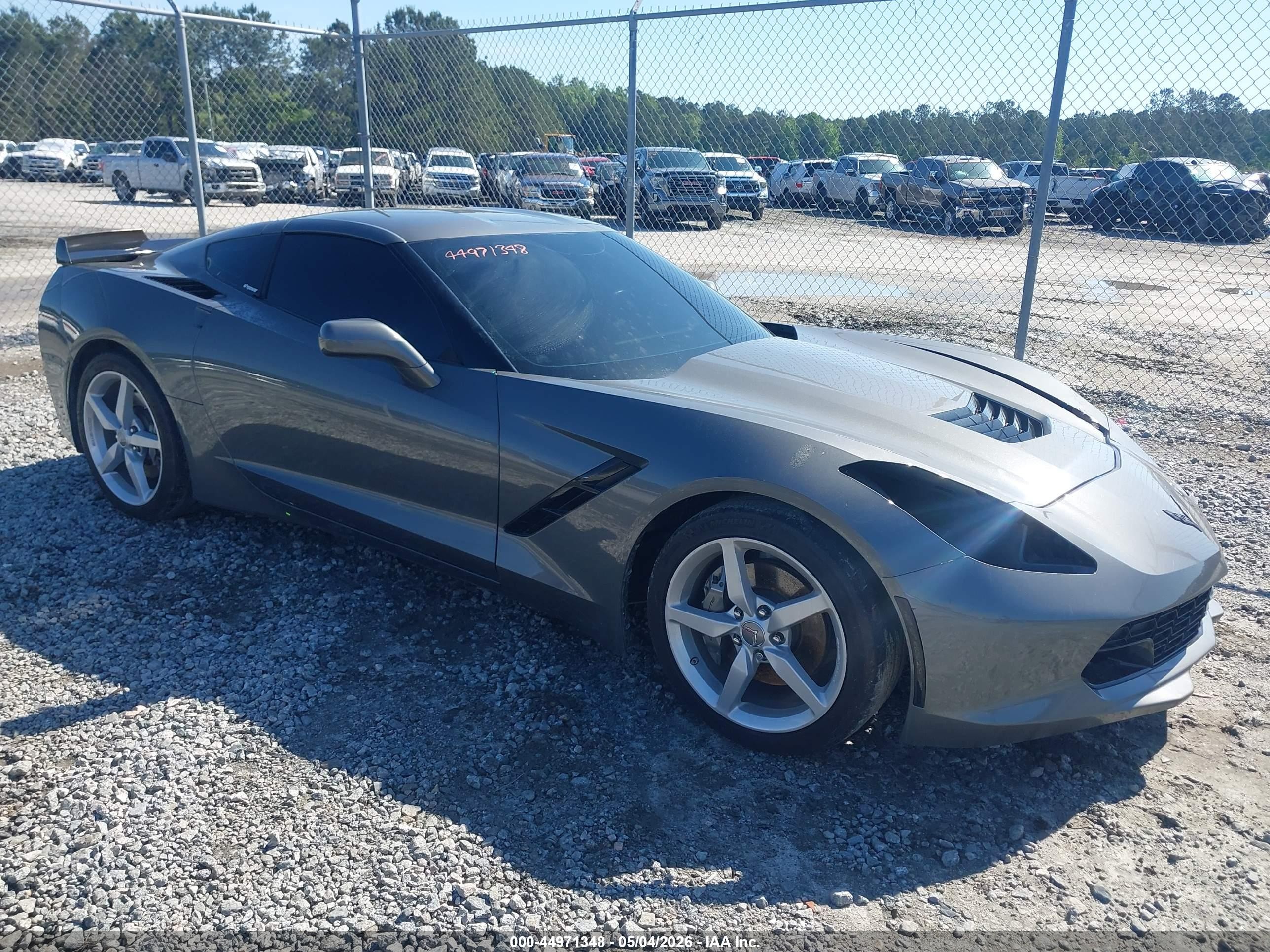 2015 Chevrolet Corvette Stingray Gray vin: 1G1YB2D71F5124587