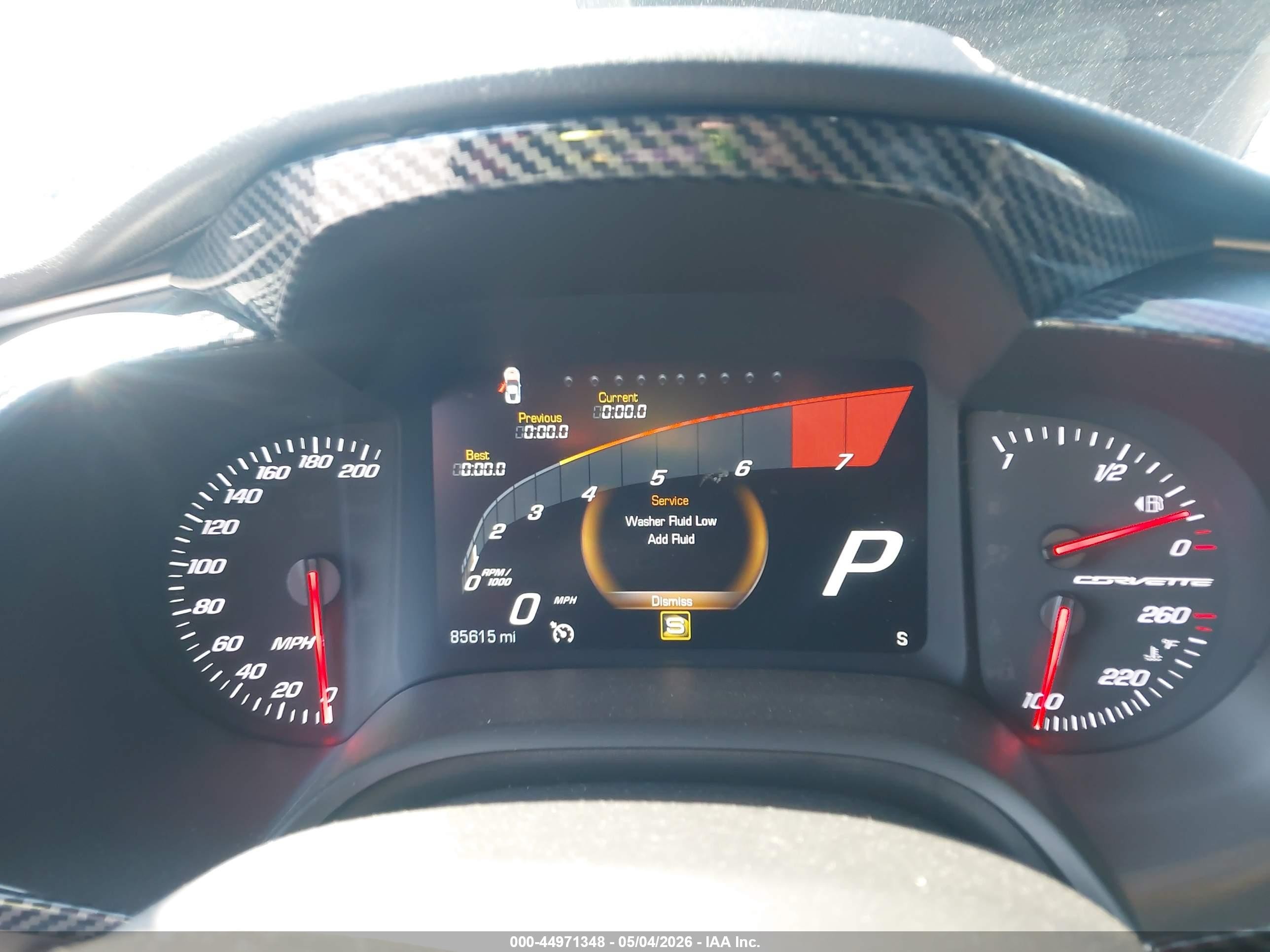 2015 Chevrolet Corvette Stingray Gray vin: 1G1YB2D71F5124587