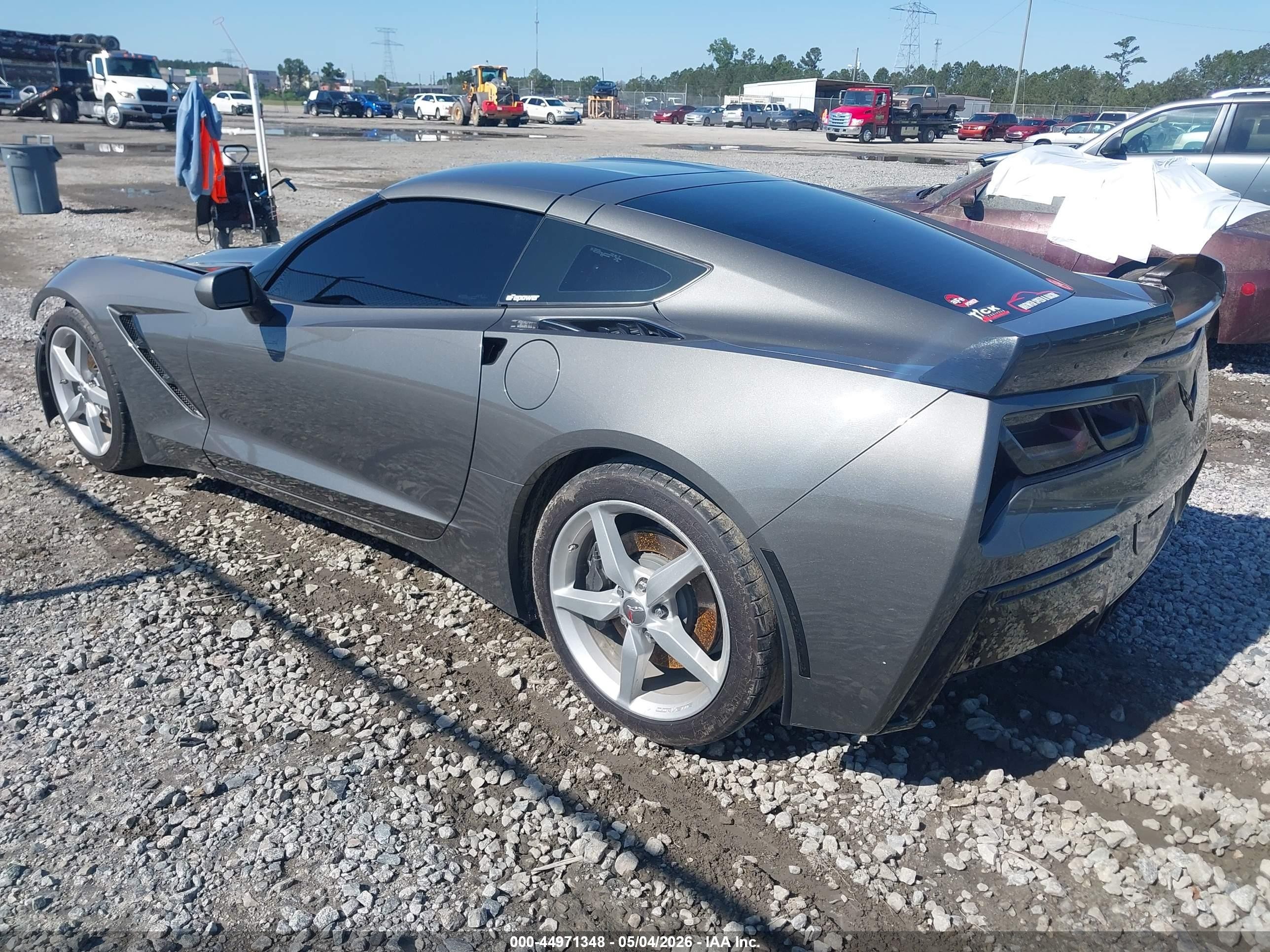 2015 Chevrolet Corvette Stingray Gray vin: 1G1YB2D71F5124587