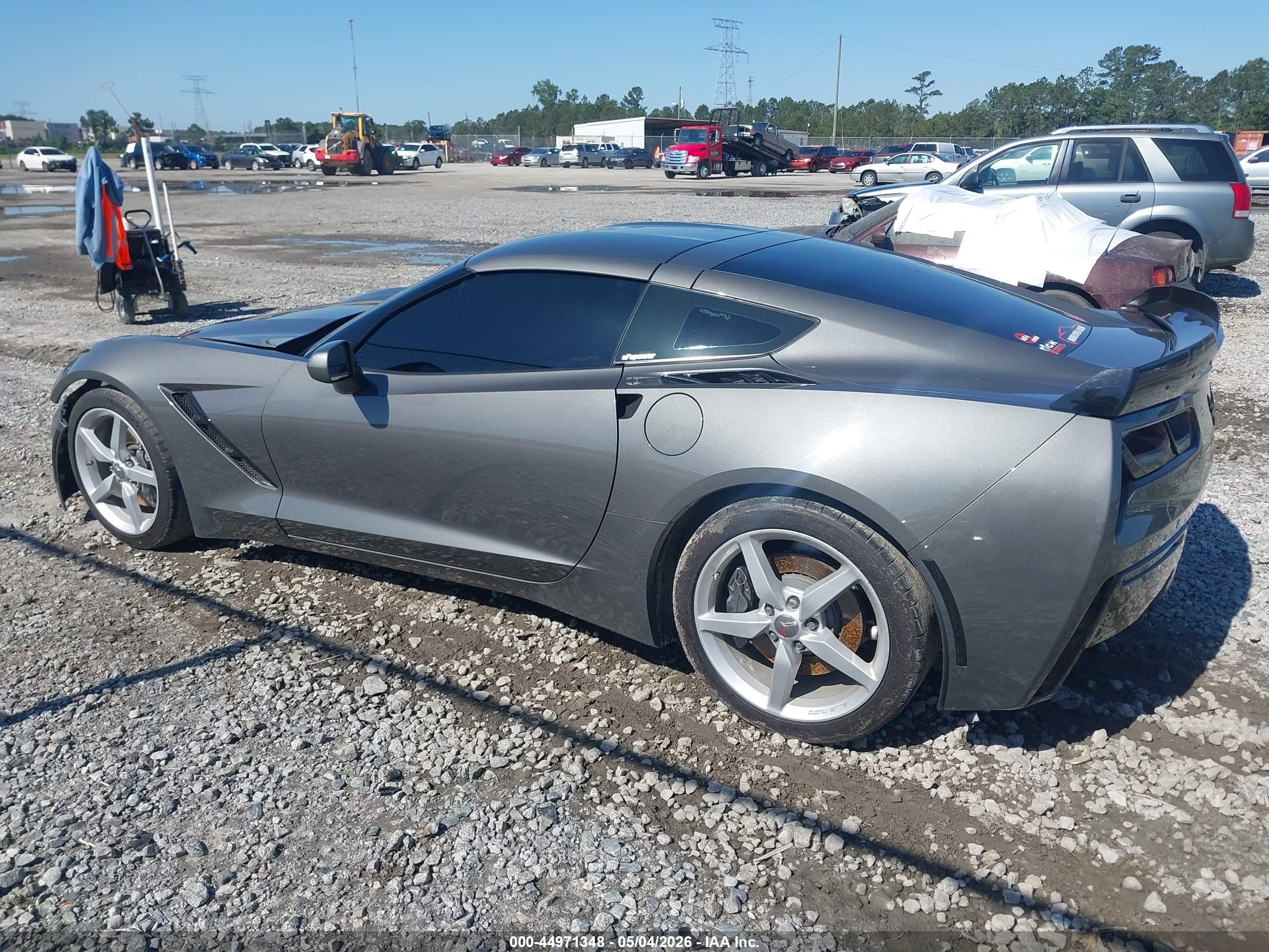 2015 Chevrolet Corvette Stingray Gray vin: 1G1YB2D71F5124587