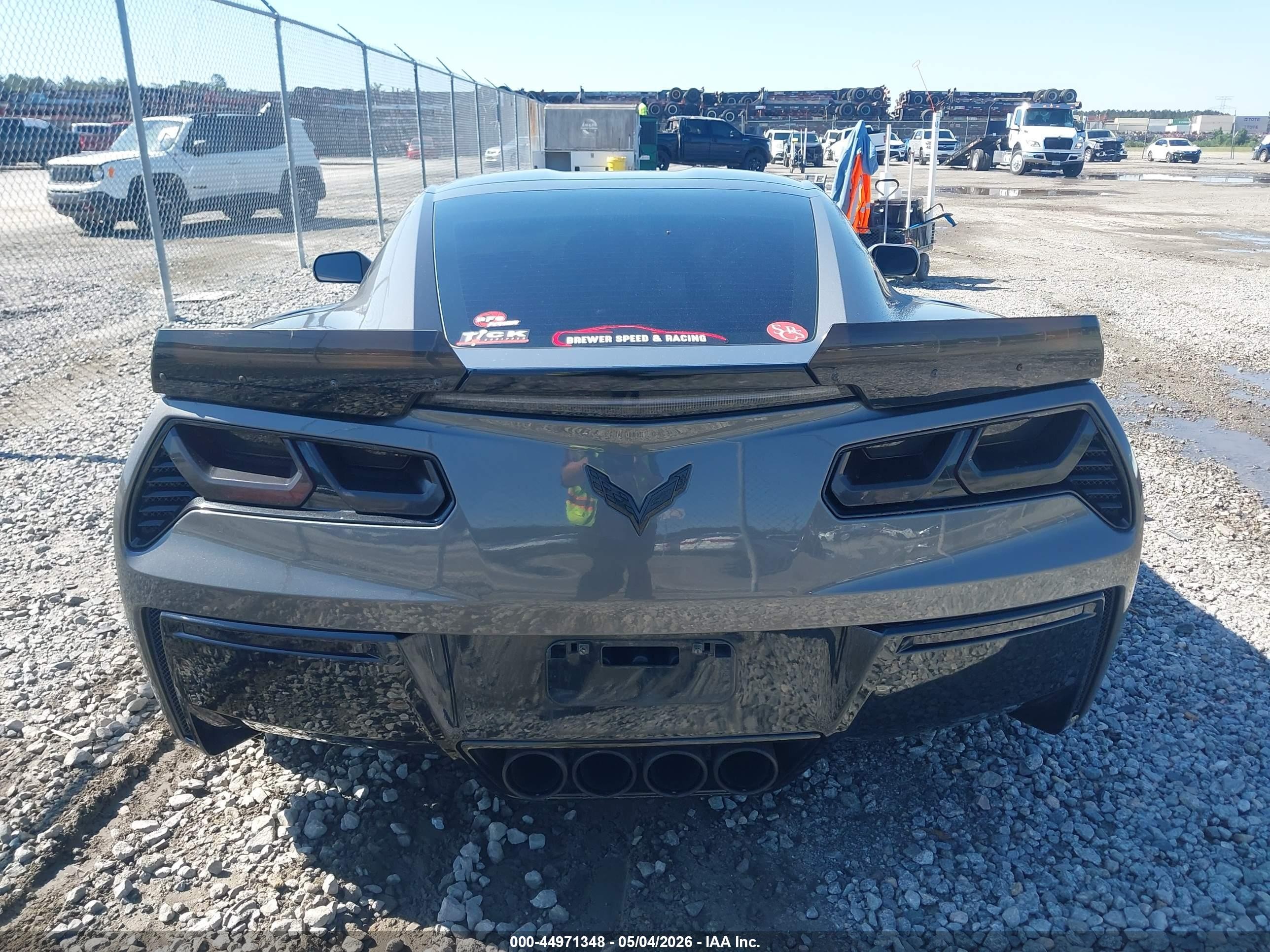 2015 Chevrolet Corvette Stingray Gray vin: 1G1YB2D71F5124587