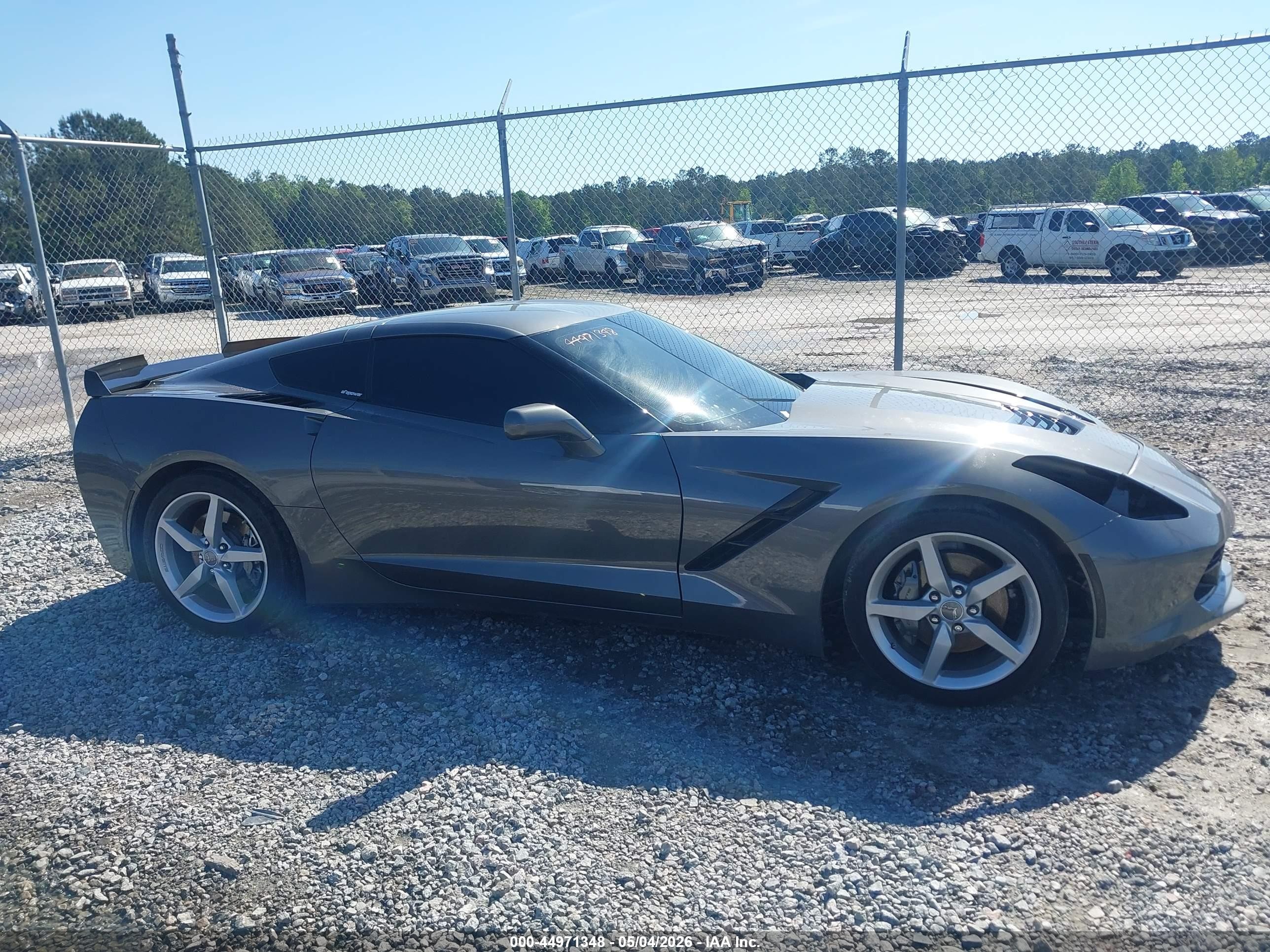 2015 Chevrolet Corvette Stingray Gray vin: 1G1YB2D71F5124587