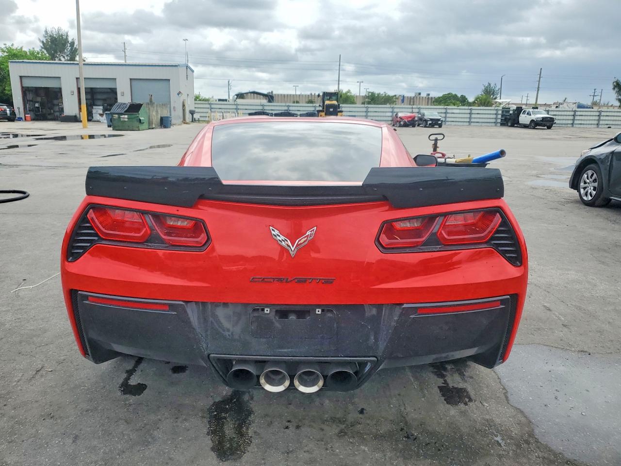 2014 Chevrolet Corvette Stingray 3lt Red vin: 1G1YB2D73E5109653