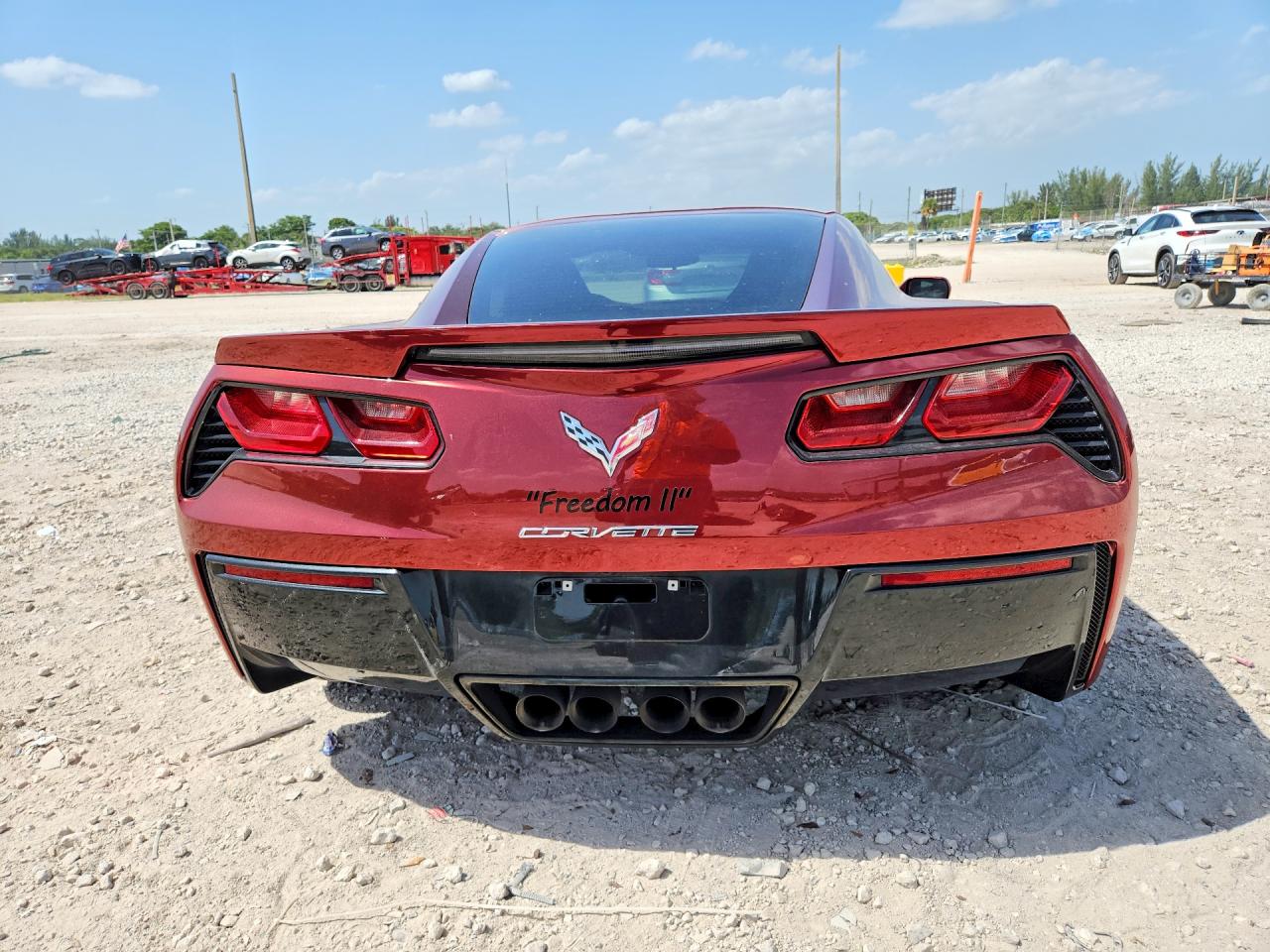 2015 Chevrolet Corvette Stingray 1lt Красный vin: 1G1YB2D73F5111873