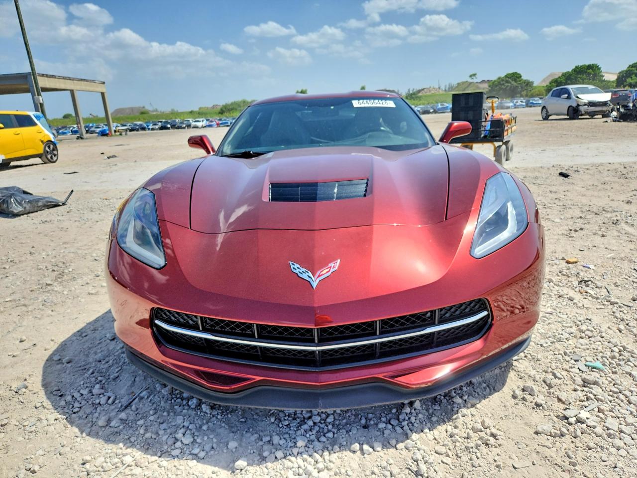 2015 Chevrolet Corvette Stingray 1lt Красный vin: 1G1YB2D73F5111873