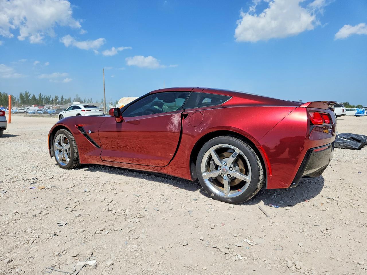 2015 Chevrolet Corvette Stingray 1lt Красный vin: 1G1YB2D73F5111873