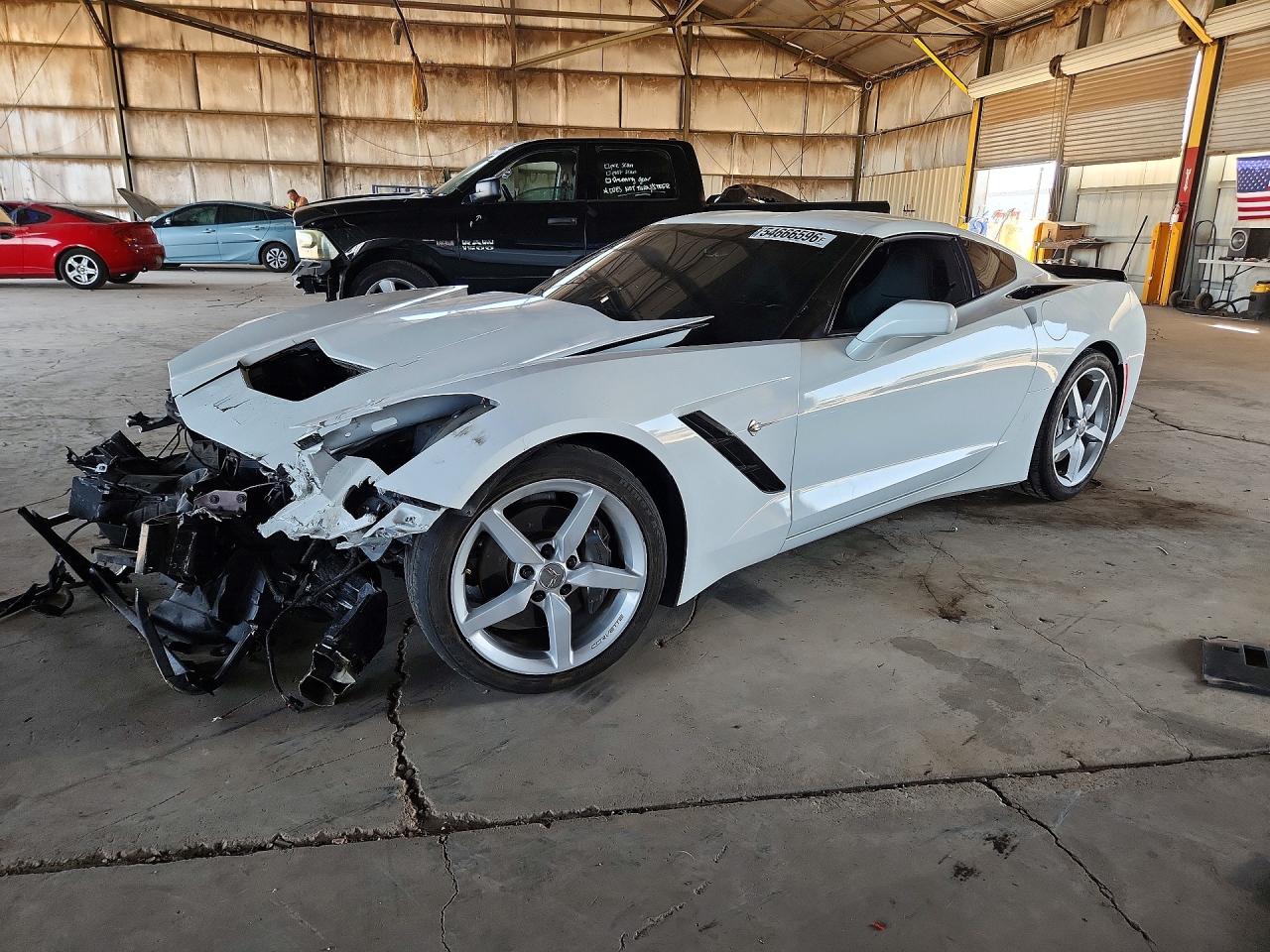2015 Chevrolet Corvette Stingray 1lt White vin: 1G1YB2D74F5123496