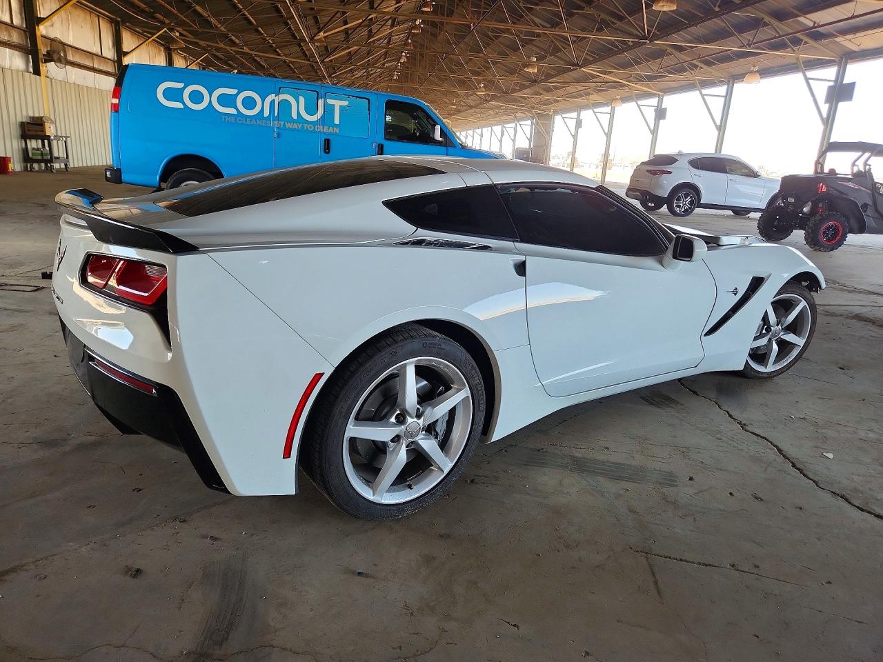 2015 Chevrolet Corvette Stingray 1lt White vin: 1G1YB2D74F5123496