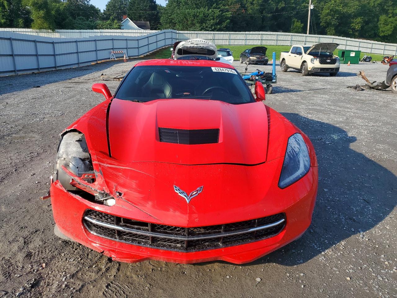 2015 Chevrolet Corvette Stingray 1lt Red vin: 1G1YB2D75F5120851