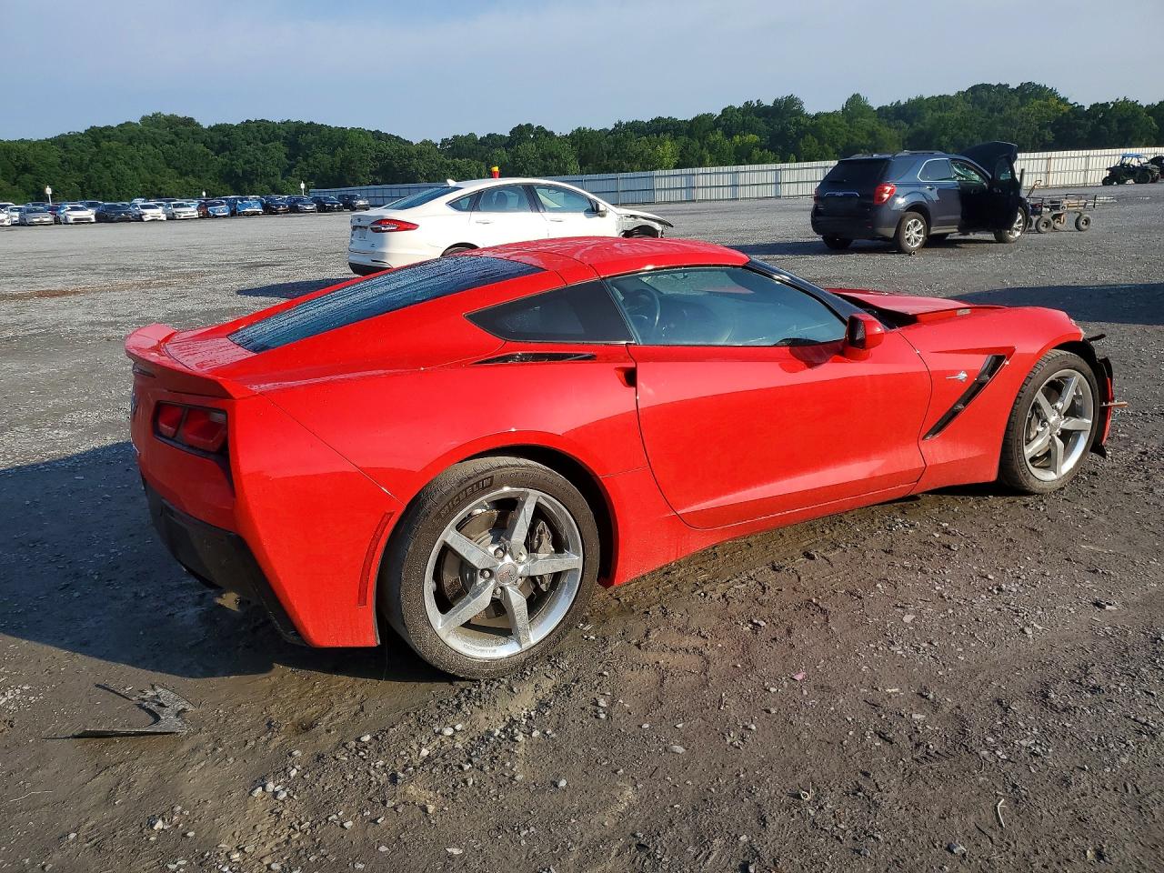 2015 Chevrolet Corvette Stingray 1lt Red vin: 1G1YB2D75F5120851