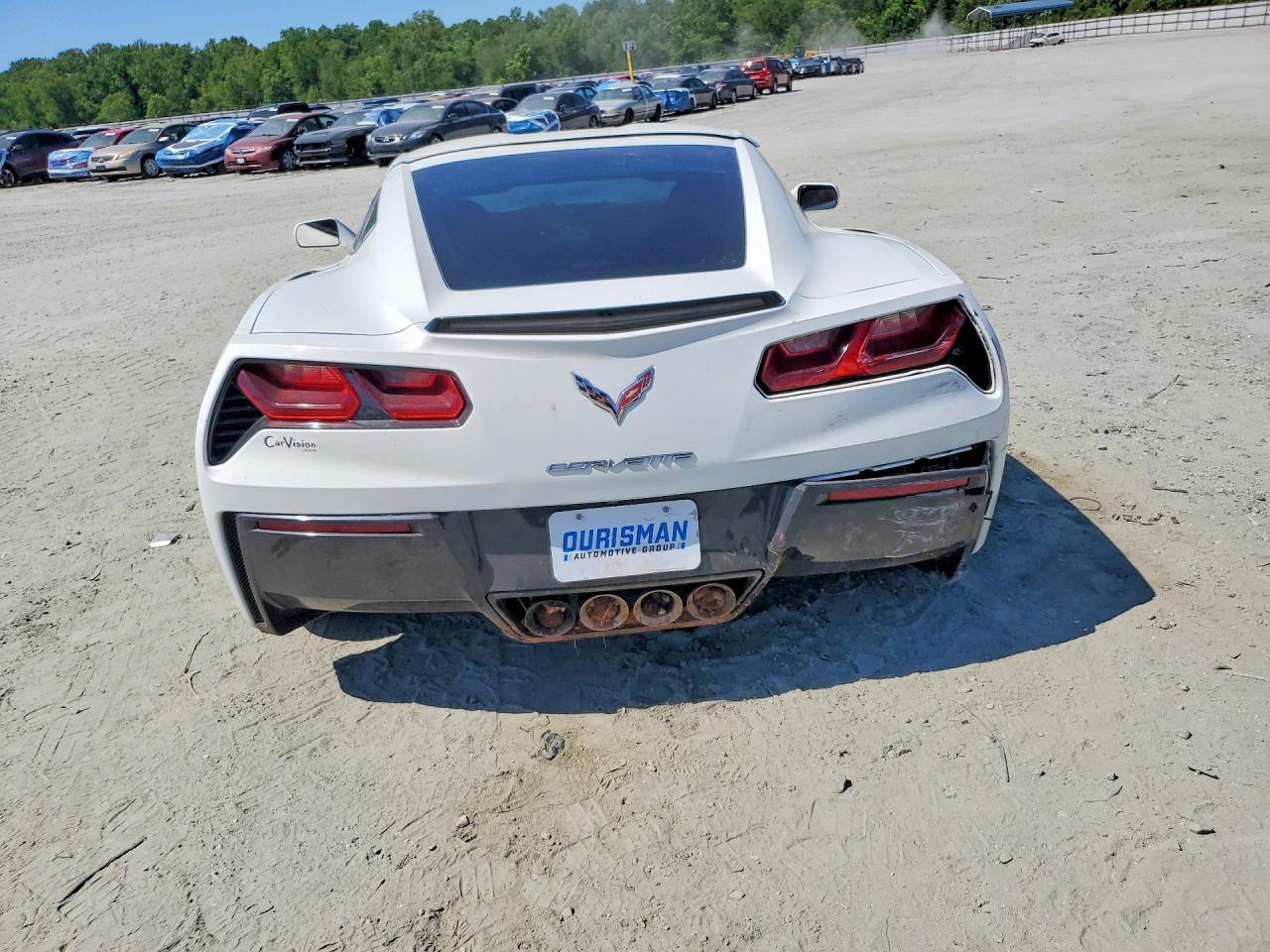 2015 Chevrolet Corvette Stingray 1lt White vin: 1G1YB2D77F5102268