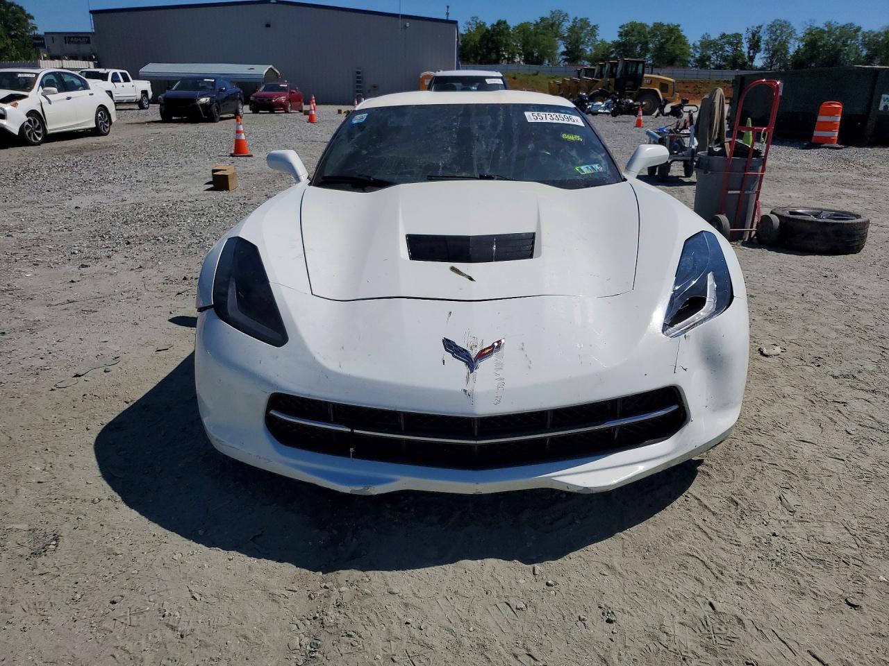 2015 Chevrolet Corvette Stingray 1lt White vin: 1G1YB2D77F5102268