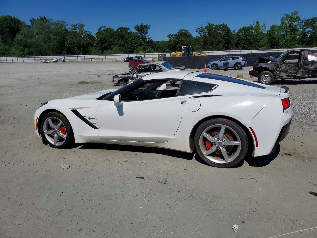 2015 Chevrolet Corvette Stingray 1lt White vin: 1G1YB2D77F5102268