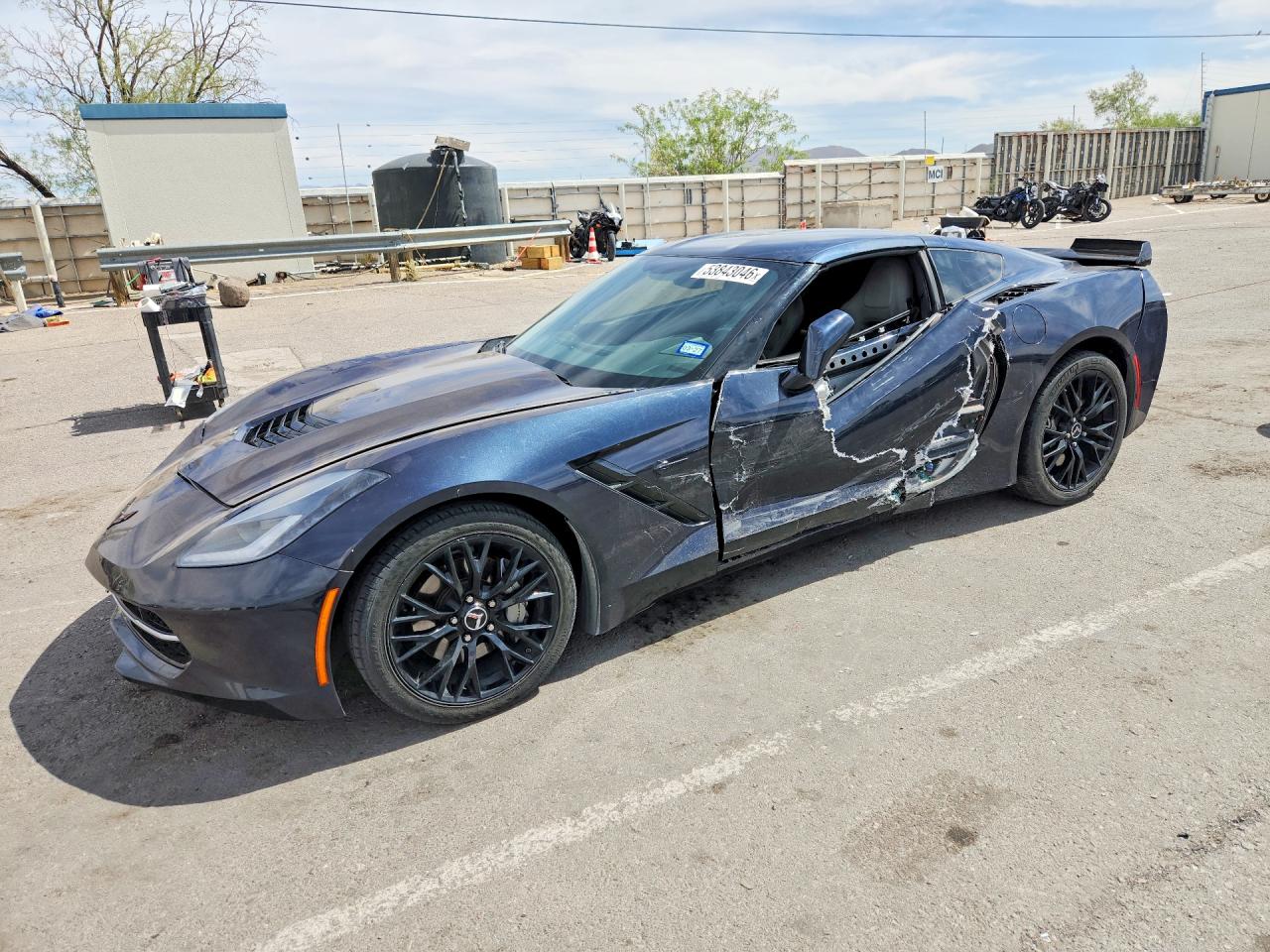 2014 Chevrolet Corvette Stingray 1lt Blue vin: 1G1YB2D78E5122950