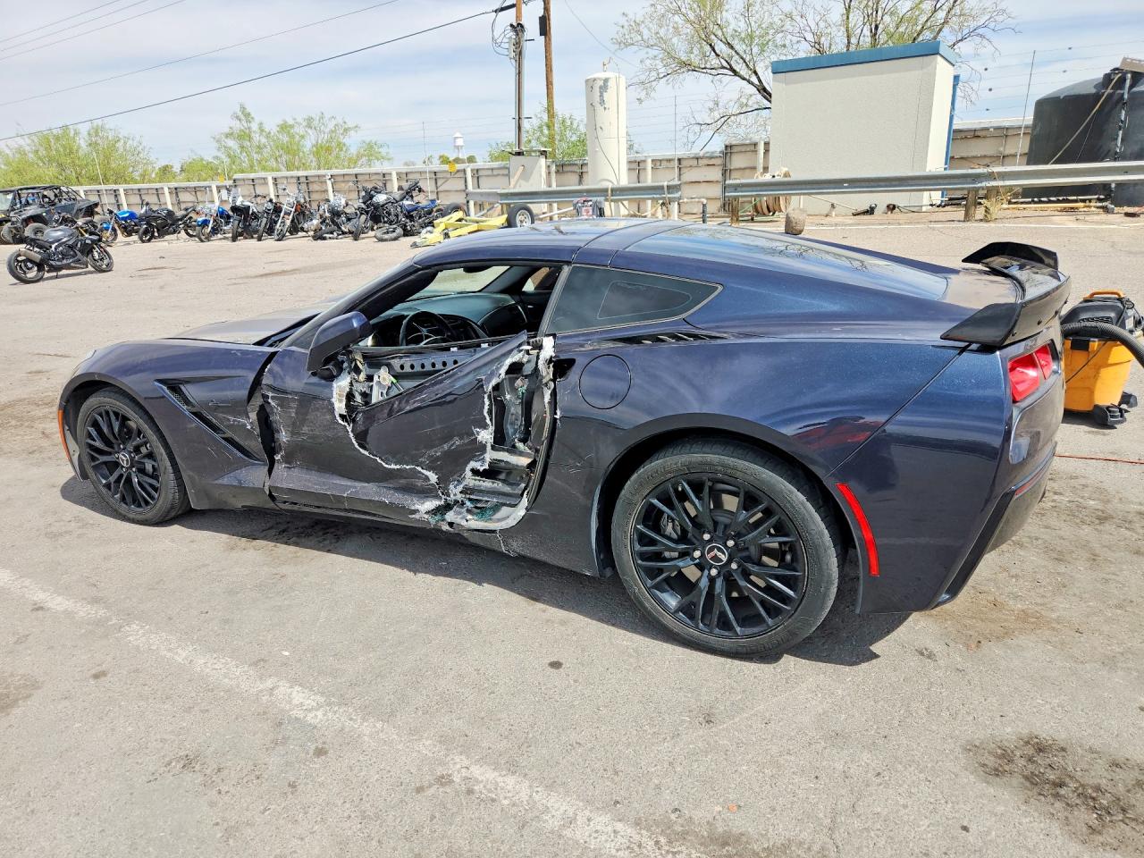 2014 Chevrolet Corvette Stingray 1lt Blue vin: 1G1YB2D78E5122950