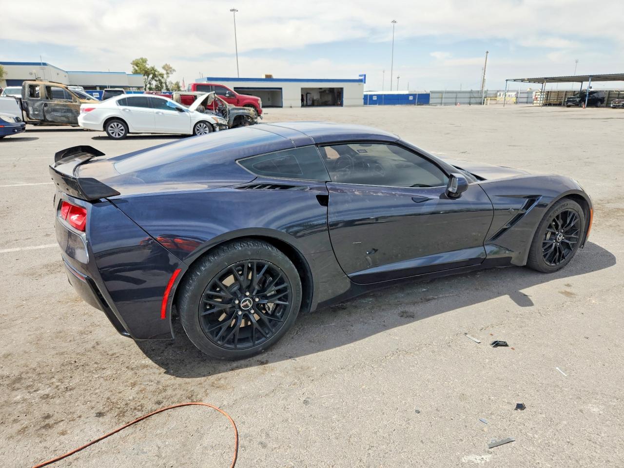 2014 Chevrolet Corvette Stingray 1lt Blue vin: 1G1YB2D78E5122950