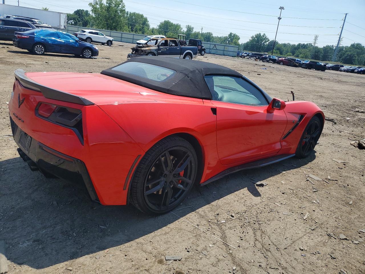 2015 Chevrolet Corvette Stingray 1lt Red vin: 1G1YB3D75F5110939