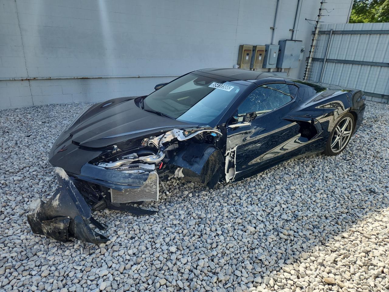 2026 Chevrolet Corvette Stingray 3lt Black vin: 1G1YC2D42T5111023 Damage: Left Head Lamp, Broken, Replacement Required