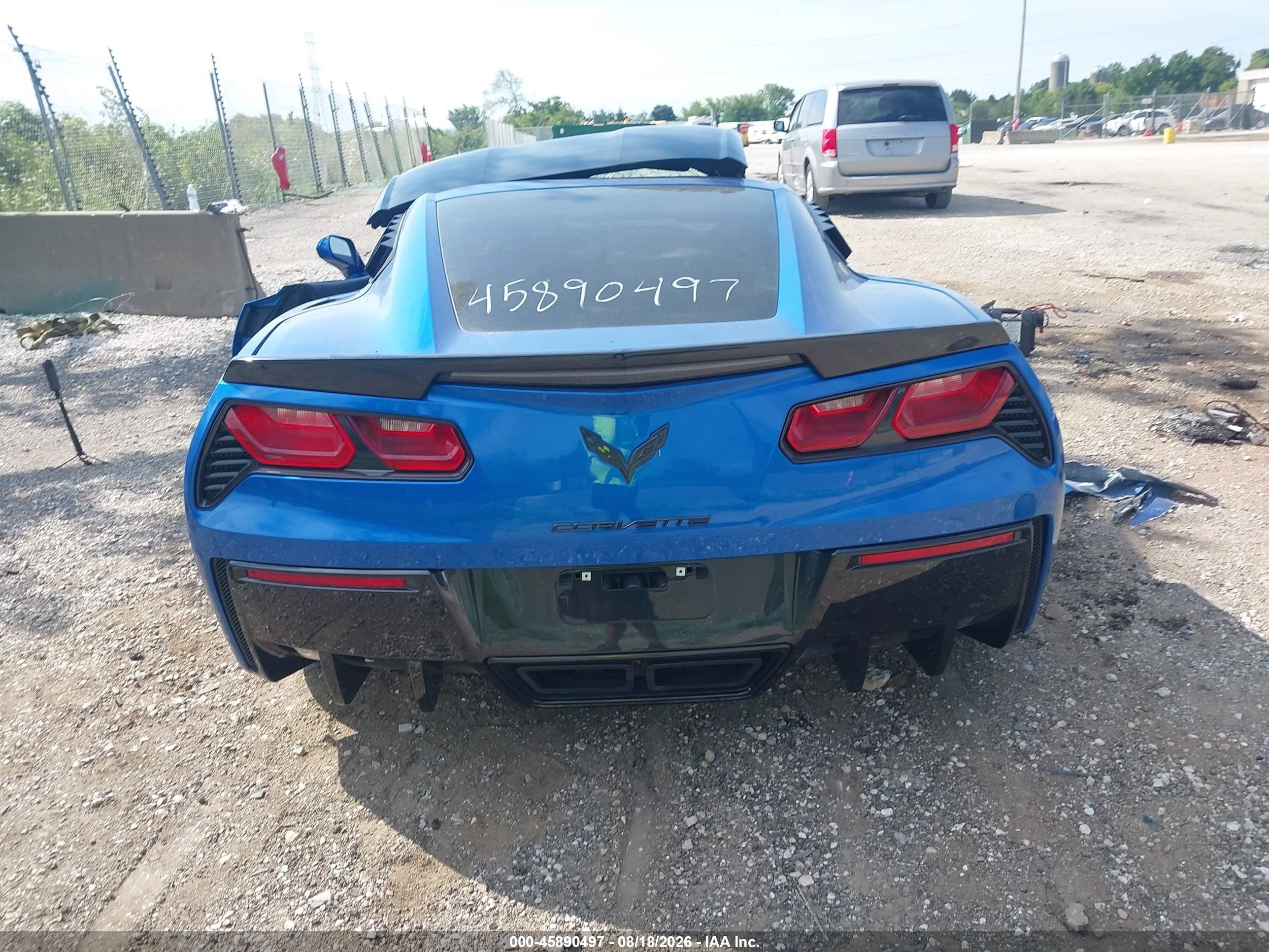 2014 Chevrolet Corvette Stingray   Blue vin: 1G1YC2D75E5110526