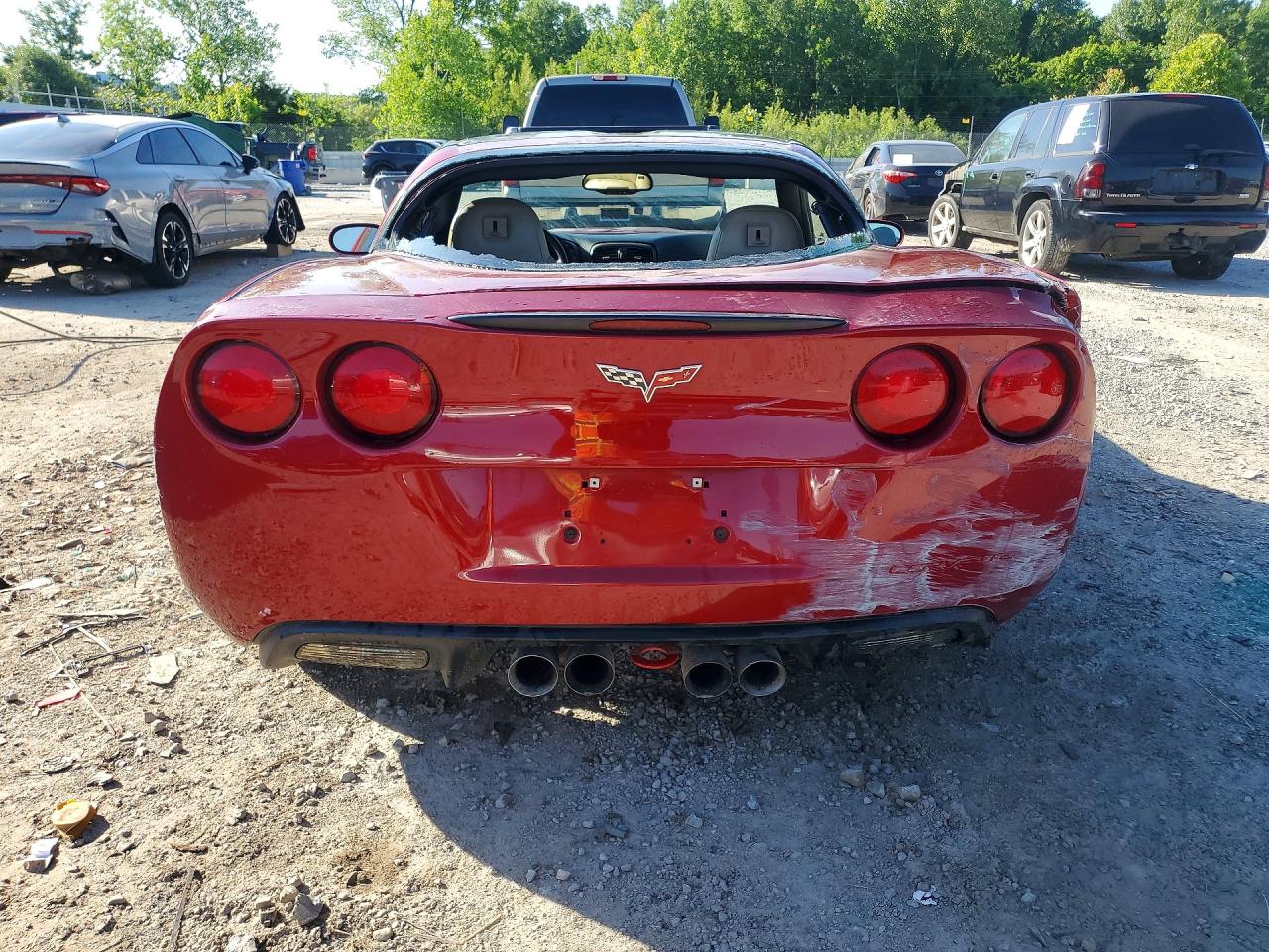 2010 Chevrolet Corvette Красный vin: 1G1YC2DW9A5106769