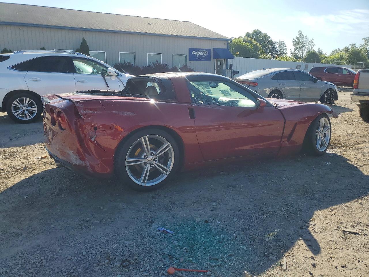 2010 Chevrolet Corvette Красный vin: 1G1YC2DW9A5106769