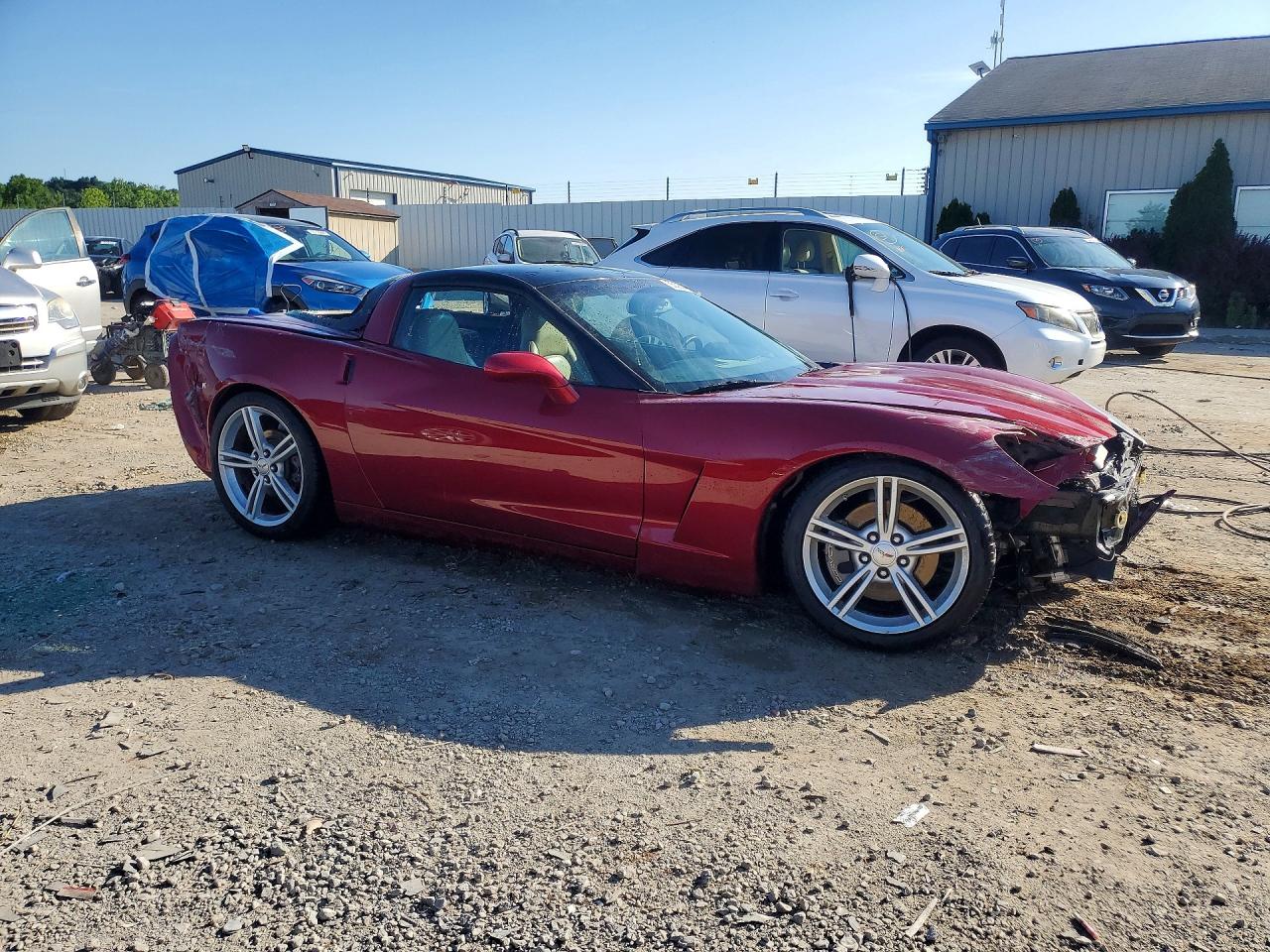 2010 Chevrolet Corvette Красный vin: 1G1YC2DW9A5106769