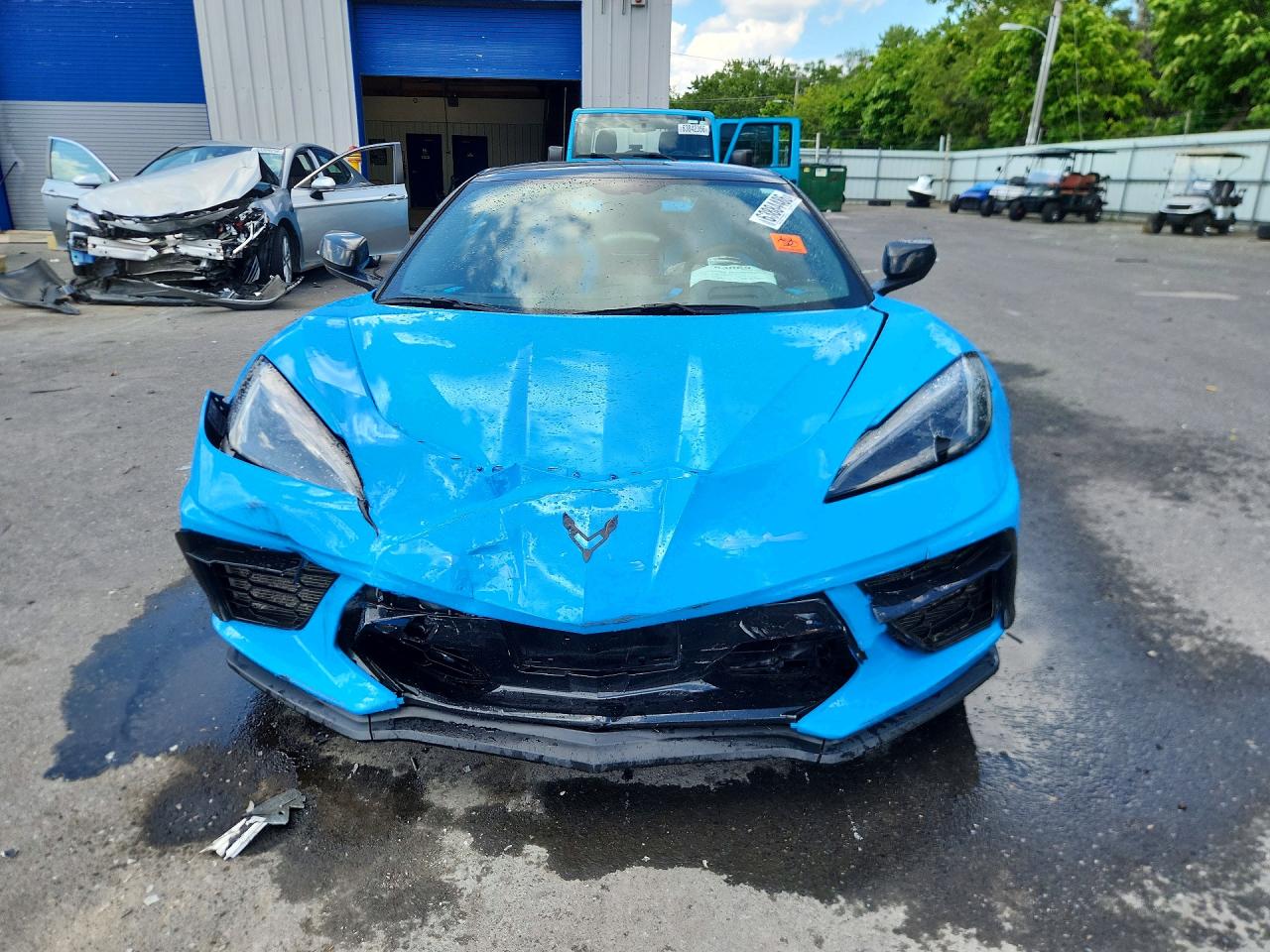 2023 Chevrolet Corvette Stingray 3lt Blue vin: 1G1YC3D47P5118318