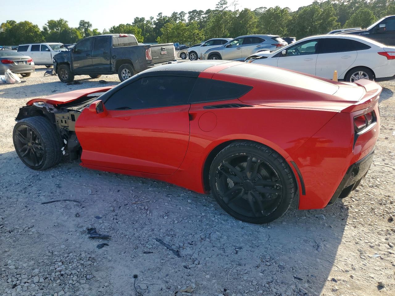 2015 Chevrolet Corvette Stingray 2lt Красный vin: 1G1YD2D70F5101926