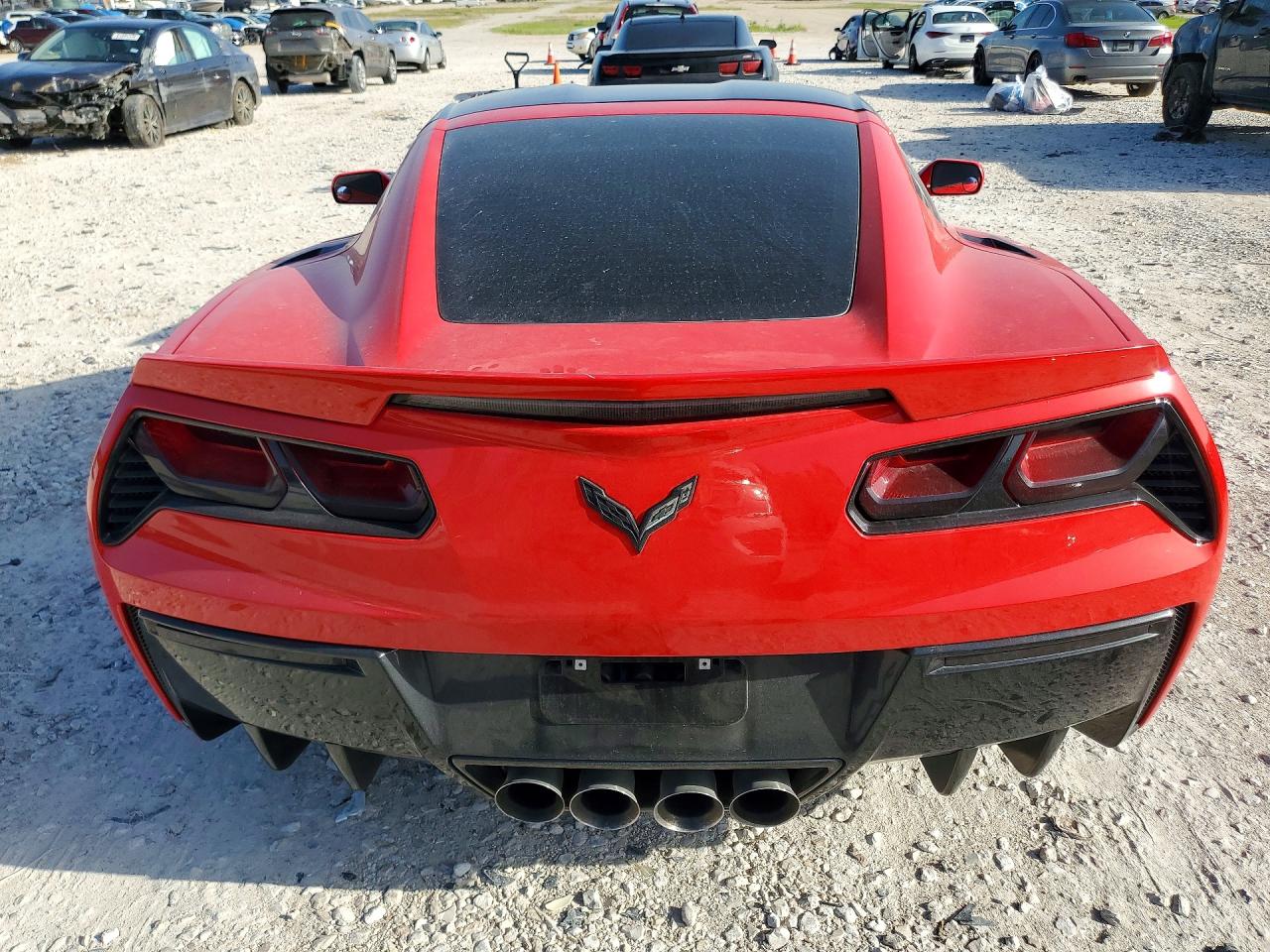 2015 Chevrolet Corvette Stingray 2lt Красный vin: 1G1YD2D70F5101926