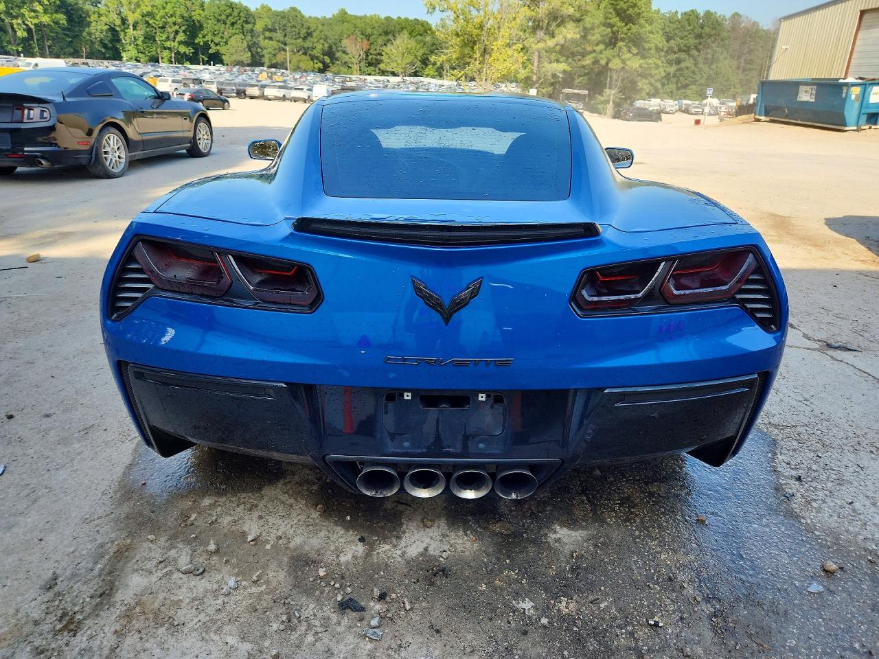 2015 Chevrolet Corvette Stingray 2lt Синий vin: 1G1YD2D73F5100155