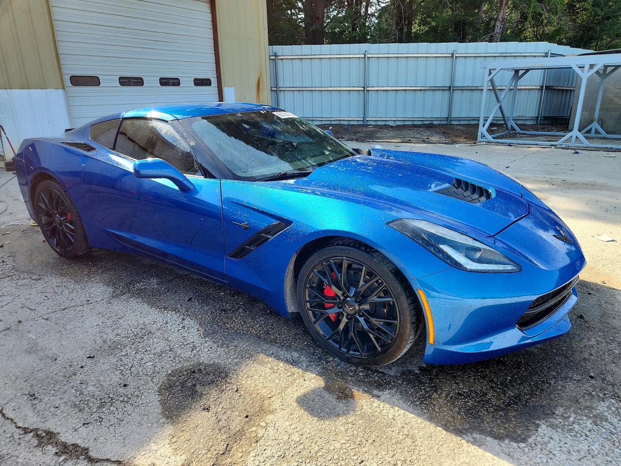 2015 Chevrolet Corvette Stingray 2lt Синий vin: 1G1YD2D73F5100155