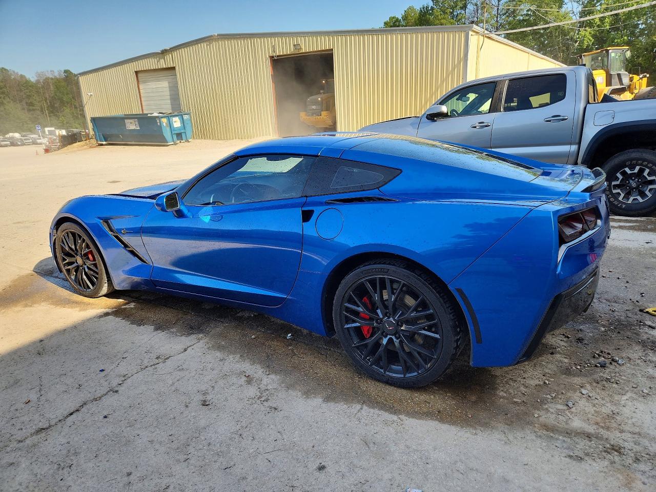 2015 Chevrolet Corvette Stingray 2lt Синий vin: 1G1YD2D73F5100155