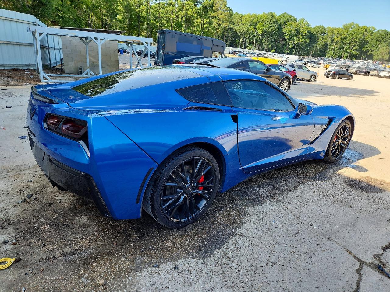 2015 Chevrolet Corvette Stingray 2lt Синий vin: 1G1YD2D73F5100155