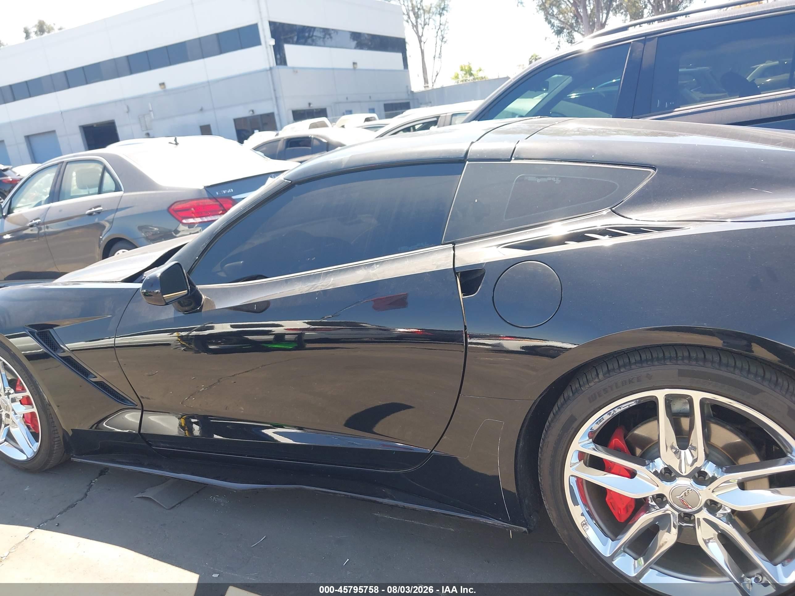 2015 Chevrolet Corvette Stingray Black vin: 1G1YD2D73F5111477