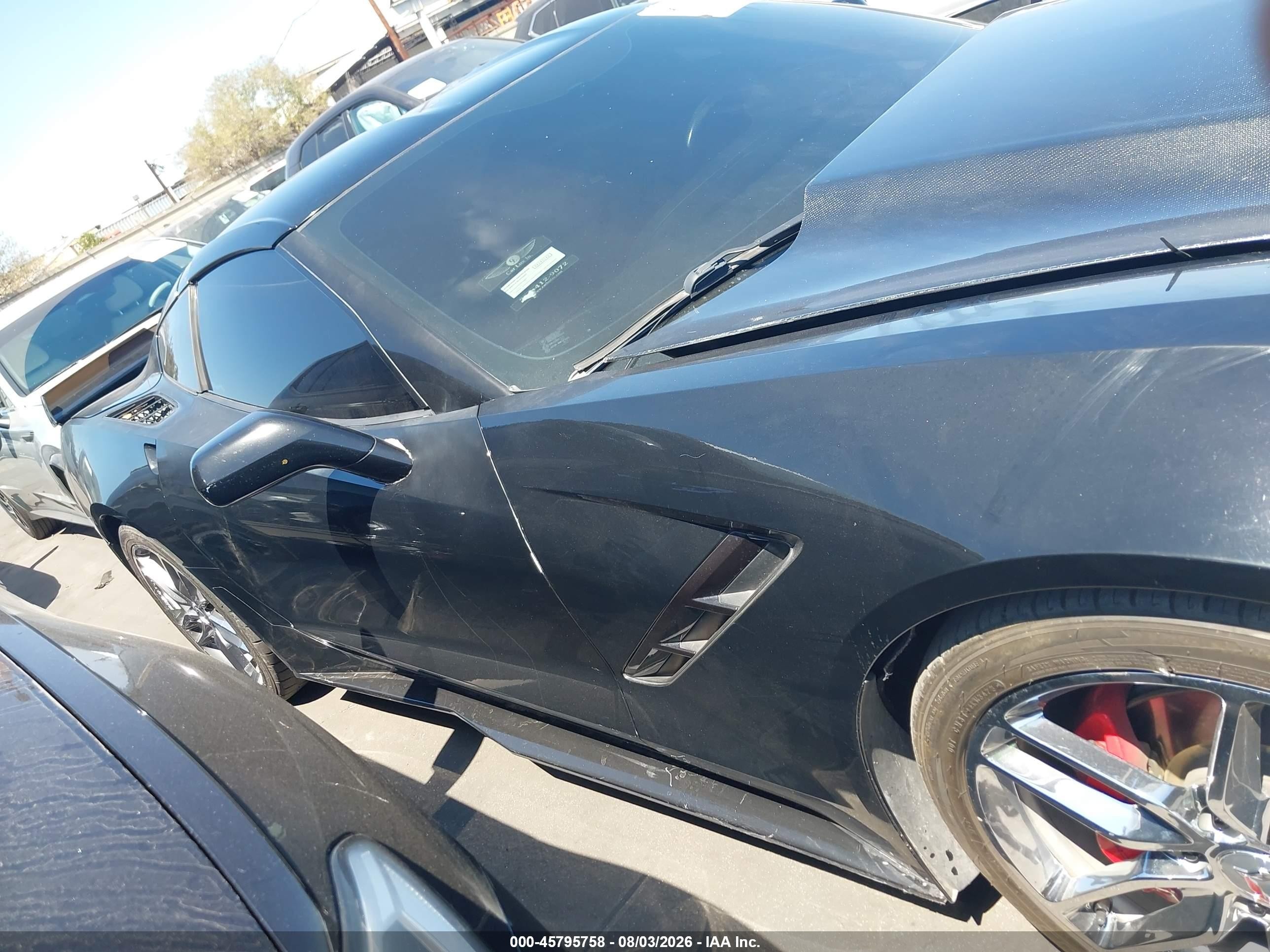 2015 Chevrolet Corvette Stingray Black vin: 1G1YD2D73F5111477