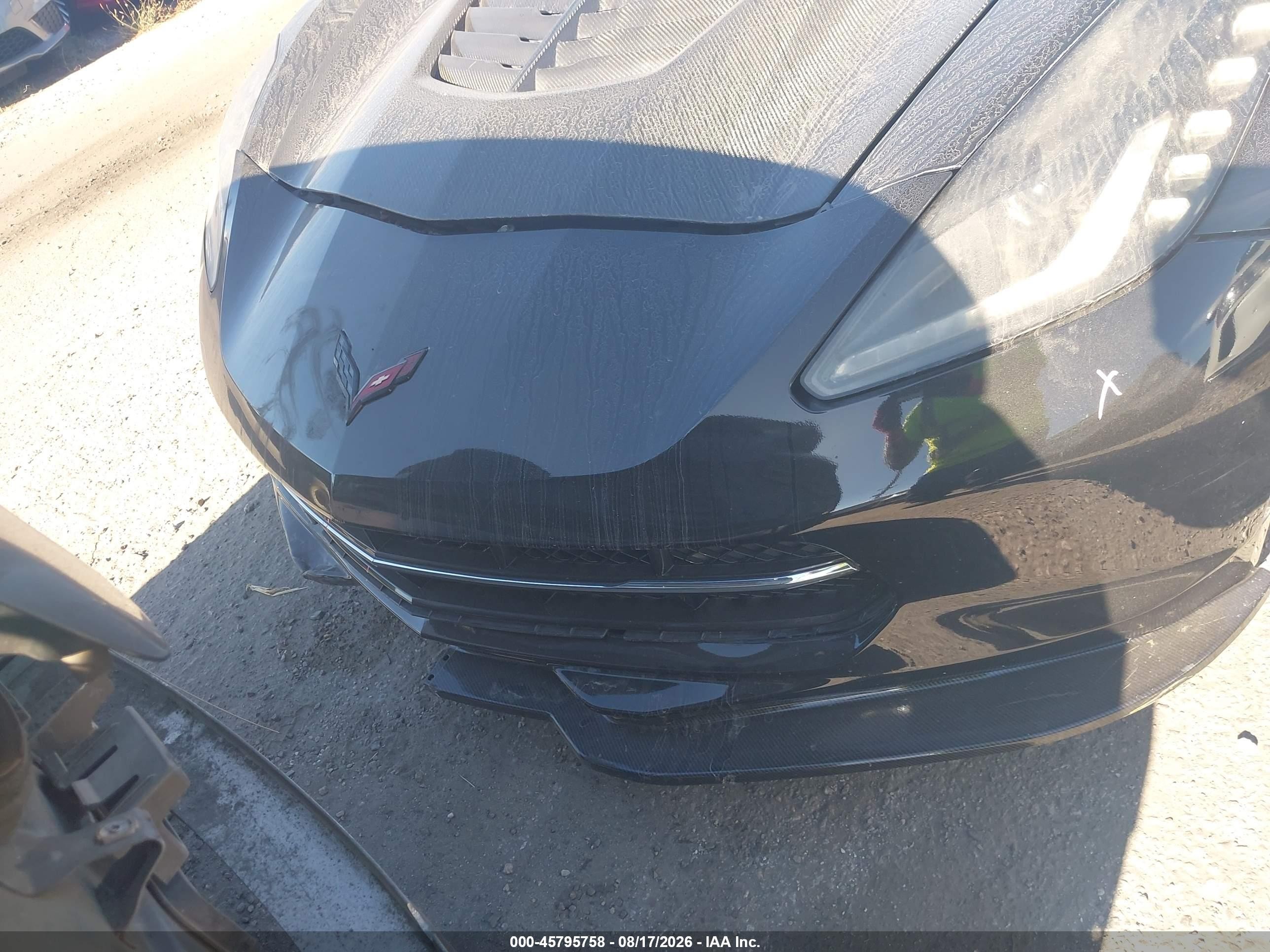 2015 Chevrolet Corvette Stingray Black vin: 1G1YD2D73F5111477